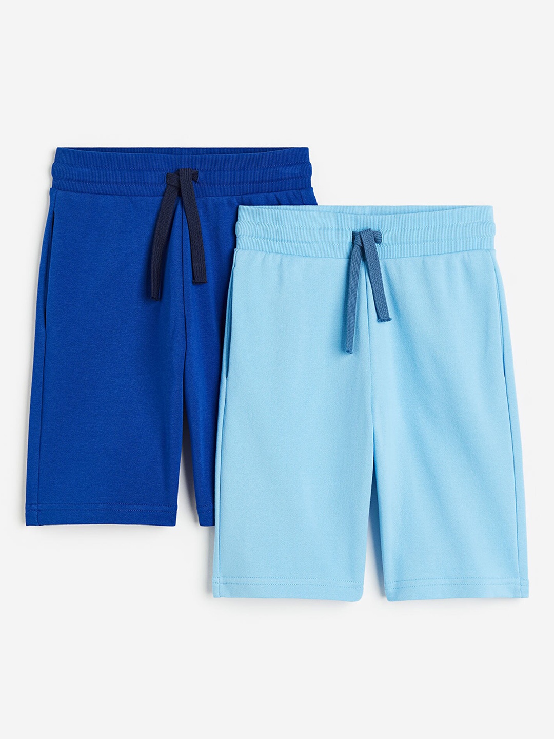 

H&M Boys 2-Pack Sweatshirt Shorts, Blue