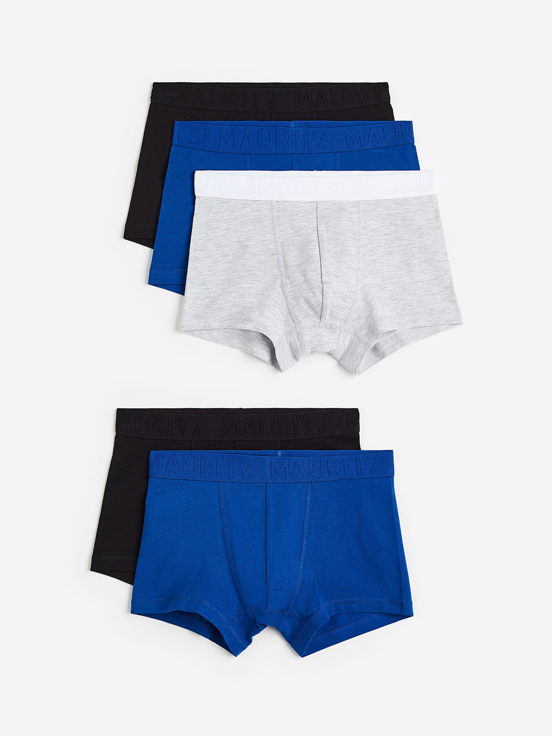 

H&M Boys 5-Pack Boxer Shorts, Black