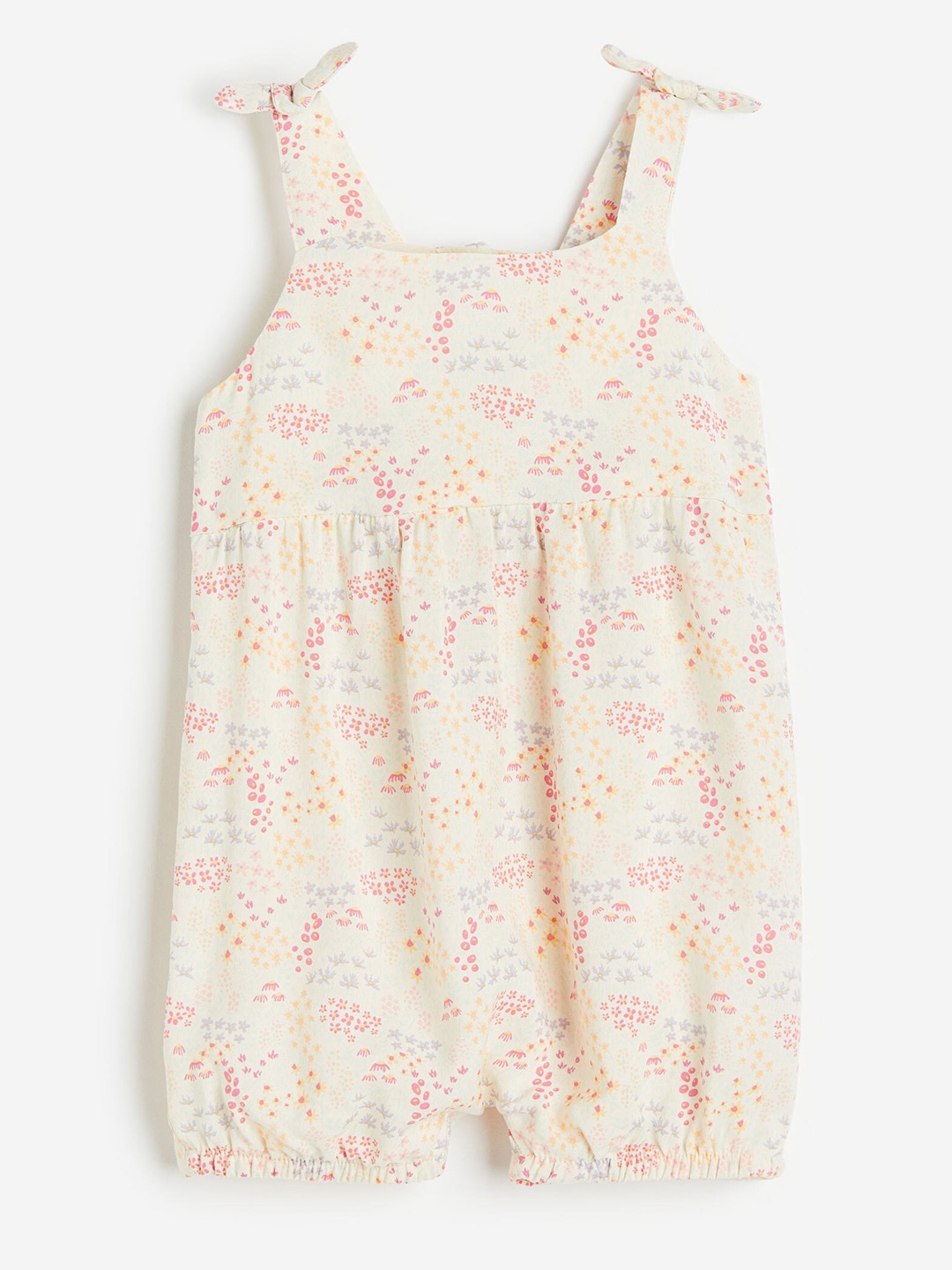 

H&M Infant Girls Sleeveless Romper Suit, Beige