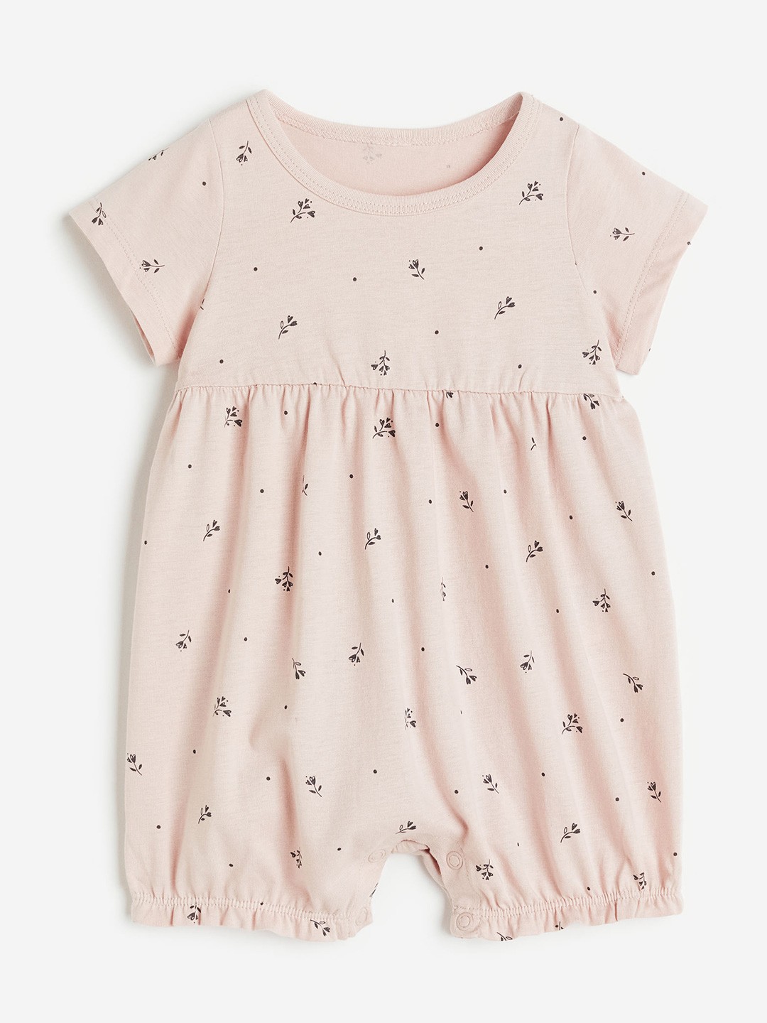 

H&M Infant Girls Short-Sleeved Romper Suit, Pink