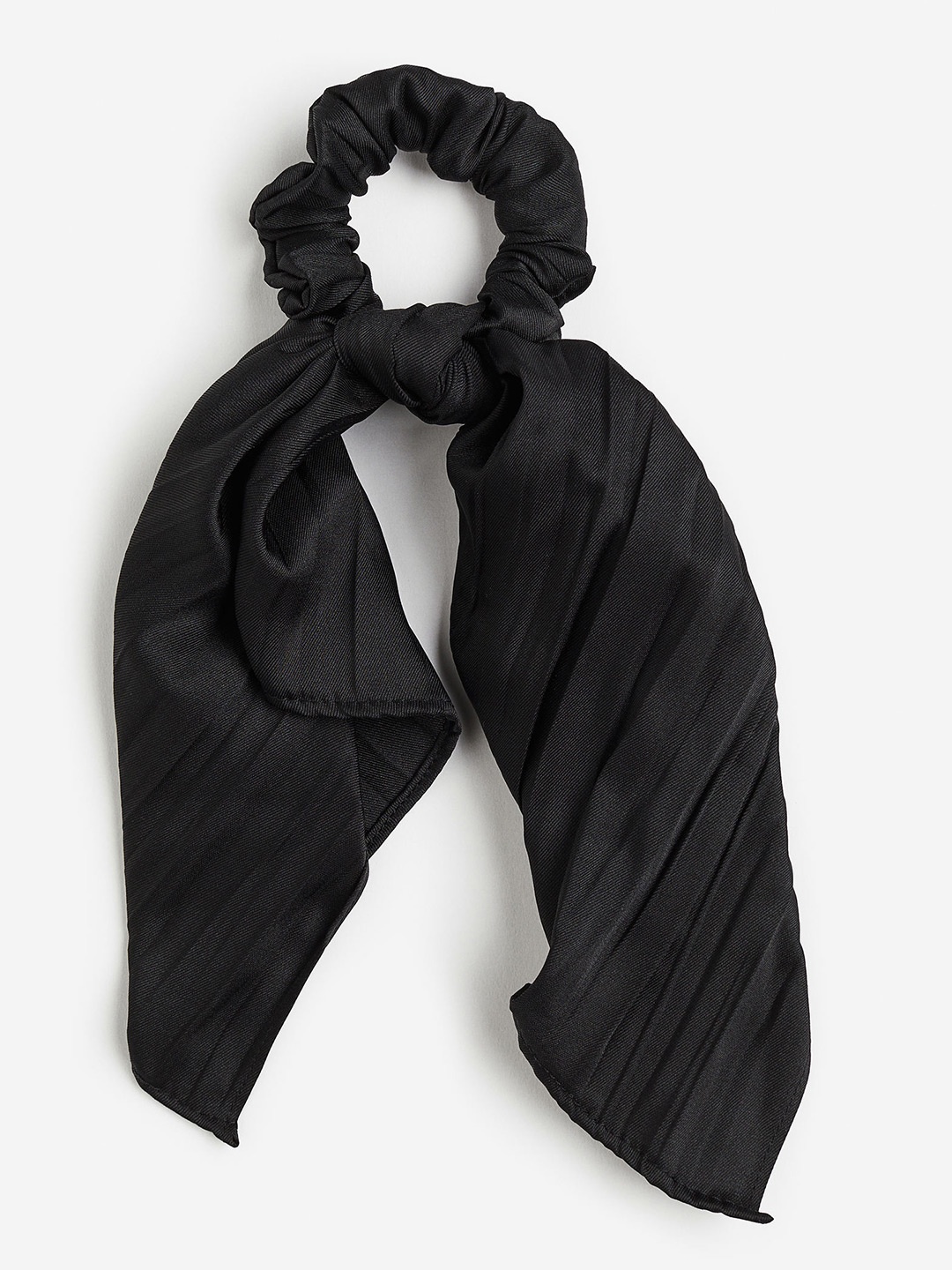 

H&M Women Scrunchie With a Scarf Detail, Black
