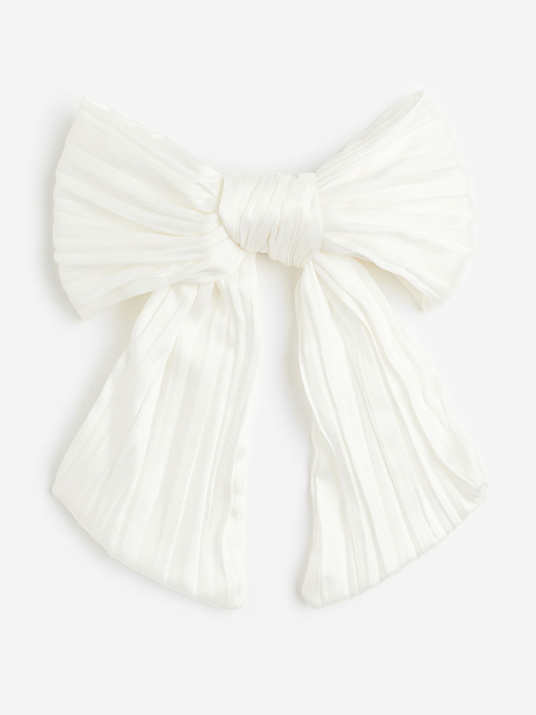 

H&M Women Bow-Detail Hair Clip, White