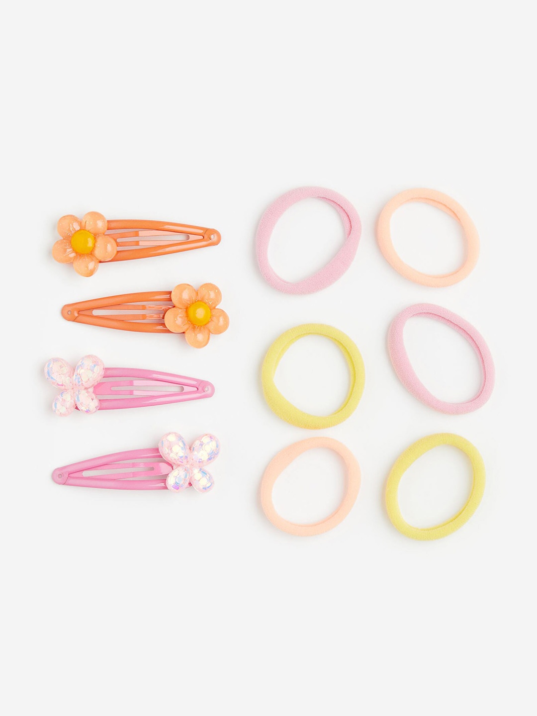 

H&M Girls Hair Elastics & Clips, Yellow