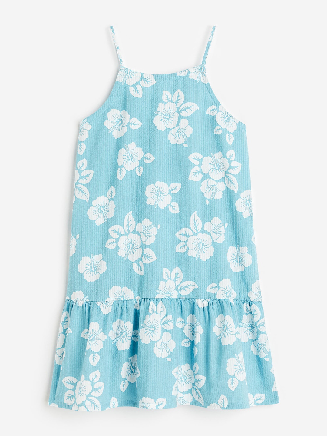 

H&M Girls Sleeveless Cotton Dress, Blue