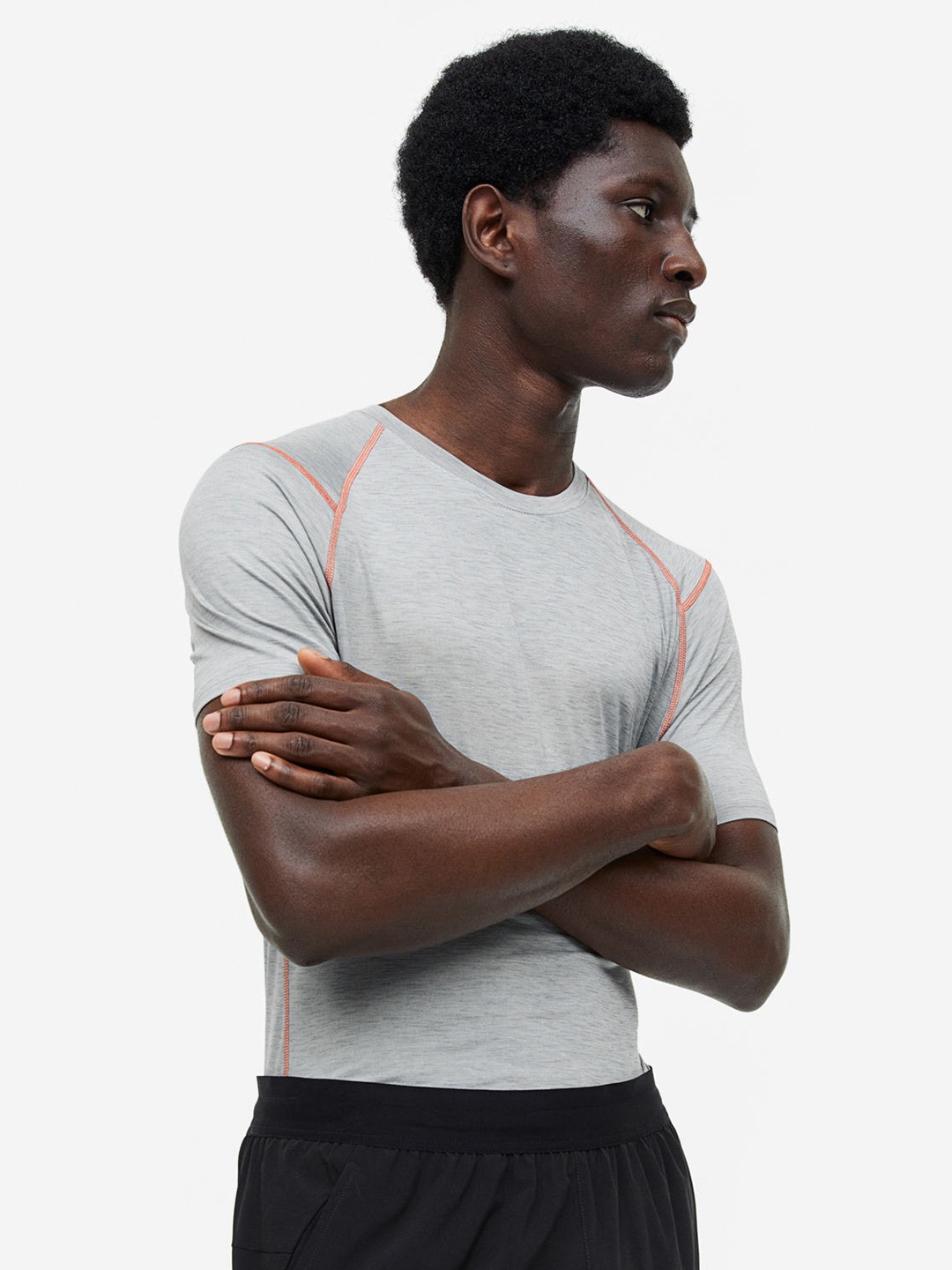 

H&M Men DryMove Sports top, Grey