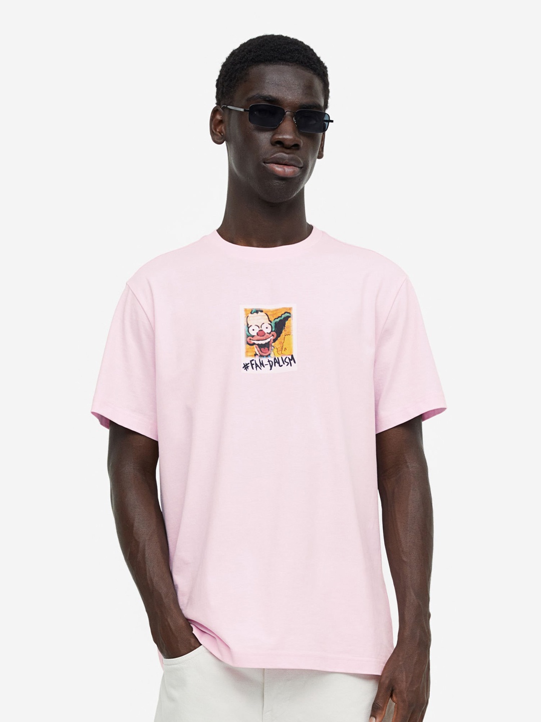 

H&M Men Regular Fit T-Shirt, Pink