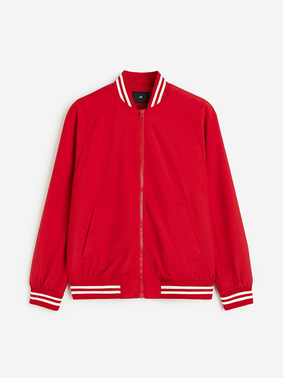

H&M Men Bomber Jacket, Red