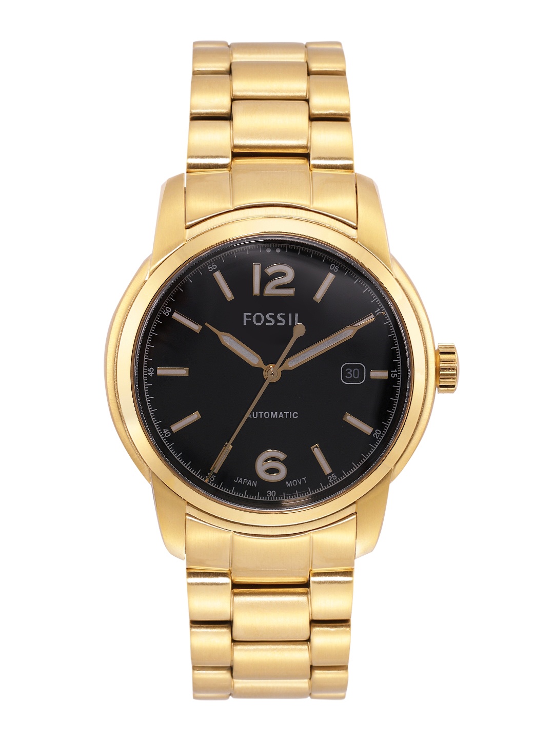 

Fossil Men Heritage Skeleton Automatic Motion Analogue Watch ME3232, Black