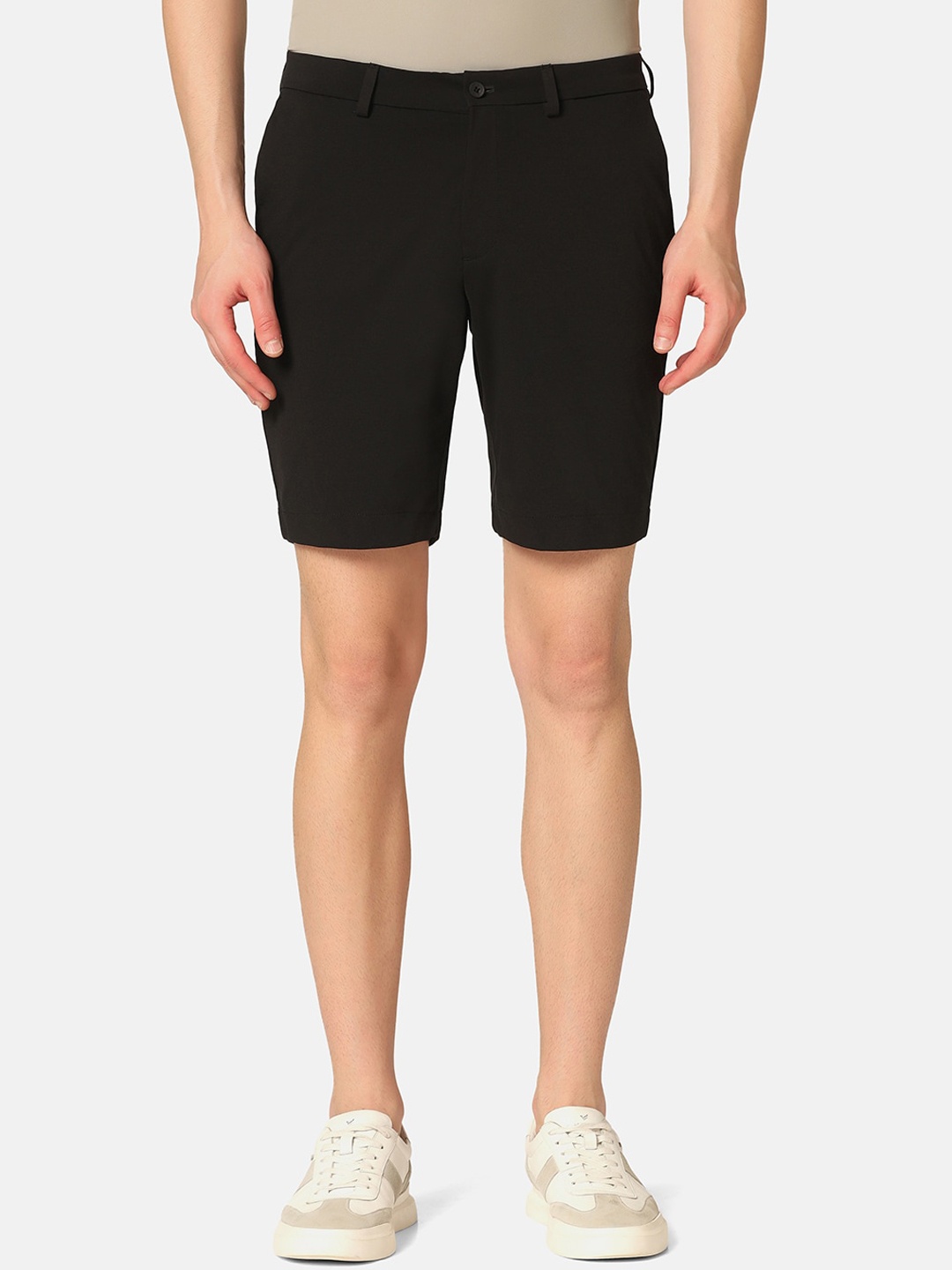 

Blackberrys Men Black Solid TechPro Shorts