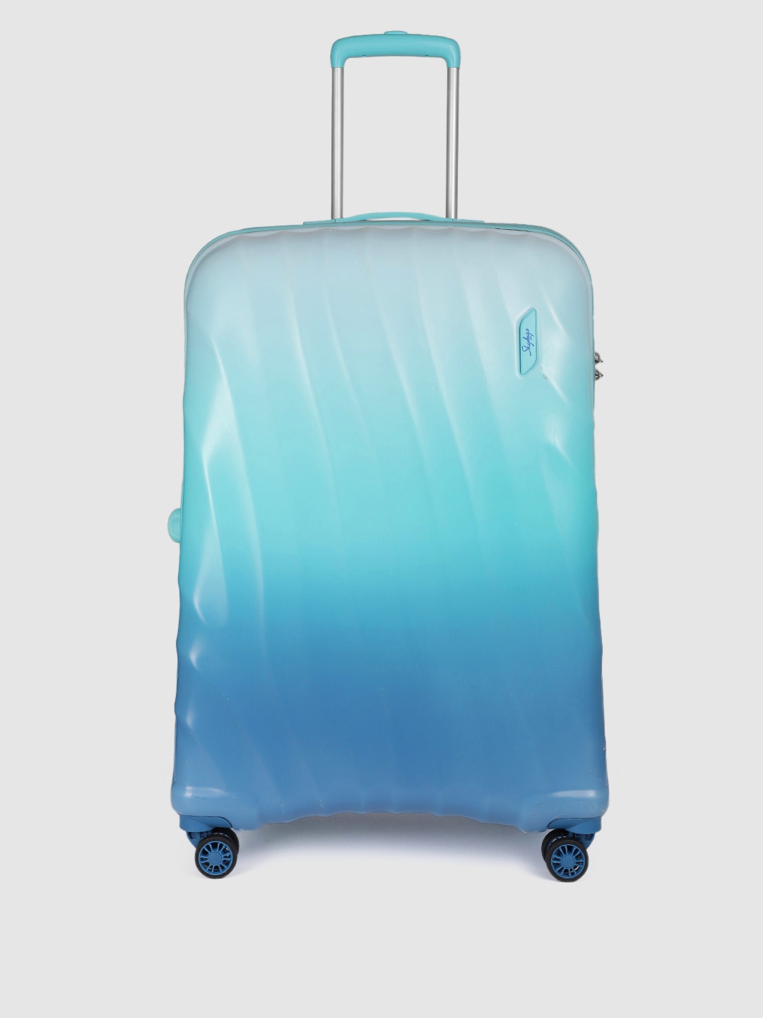 

Skybags Textured Ombre Hard Large Openskies 360 Trolley Bag - 79 cm, Blue