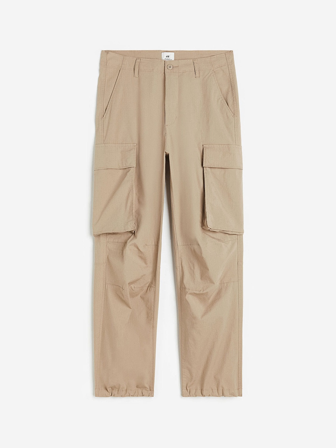 

H&M Men Relaxed Fit Cargo Trousers, Beige