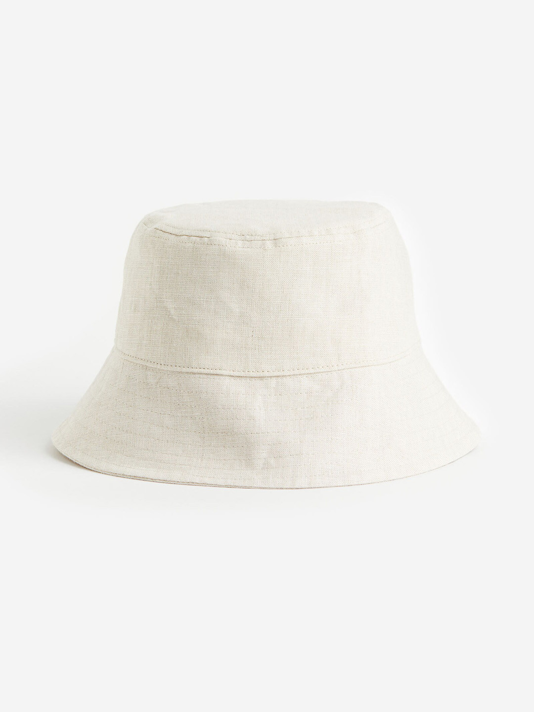 

H&M Men Linen Bucket Hat, White