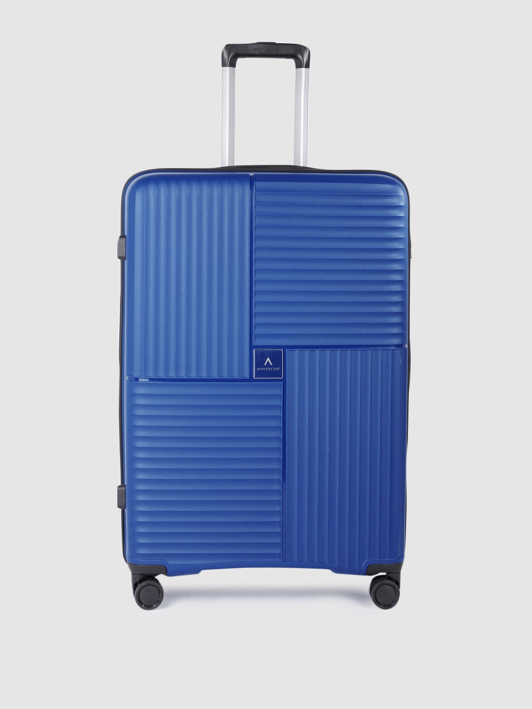 

Aristocrat ALLIANCE Textured Hard Large Trolley Suitcase, Blue
