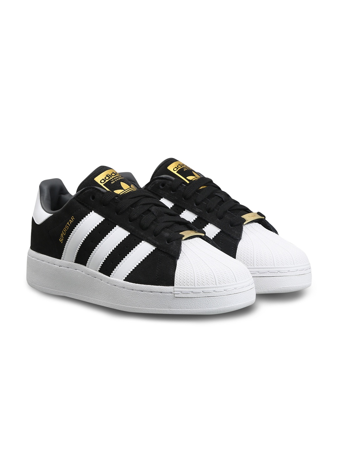 

ADIDAS Originals Men Superstar XLG Leather Sneakers, Black