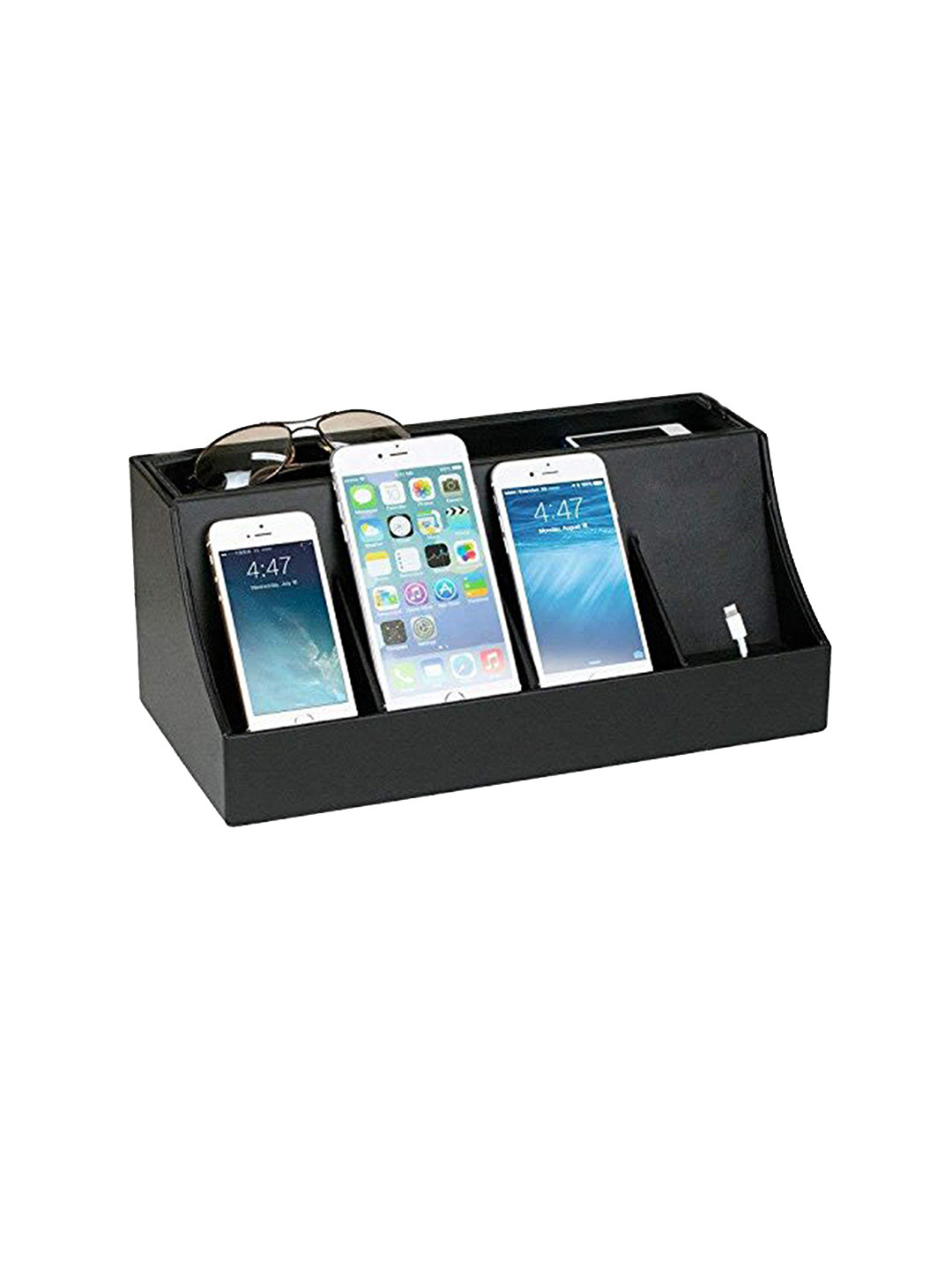 

Home Sparkle Black Mobile Charging Station & Organizer