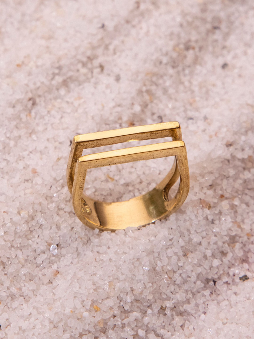 

Studio One Love Gold-Plated Adjustable Finger Ring