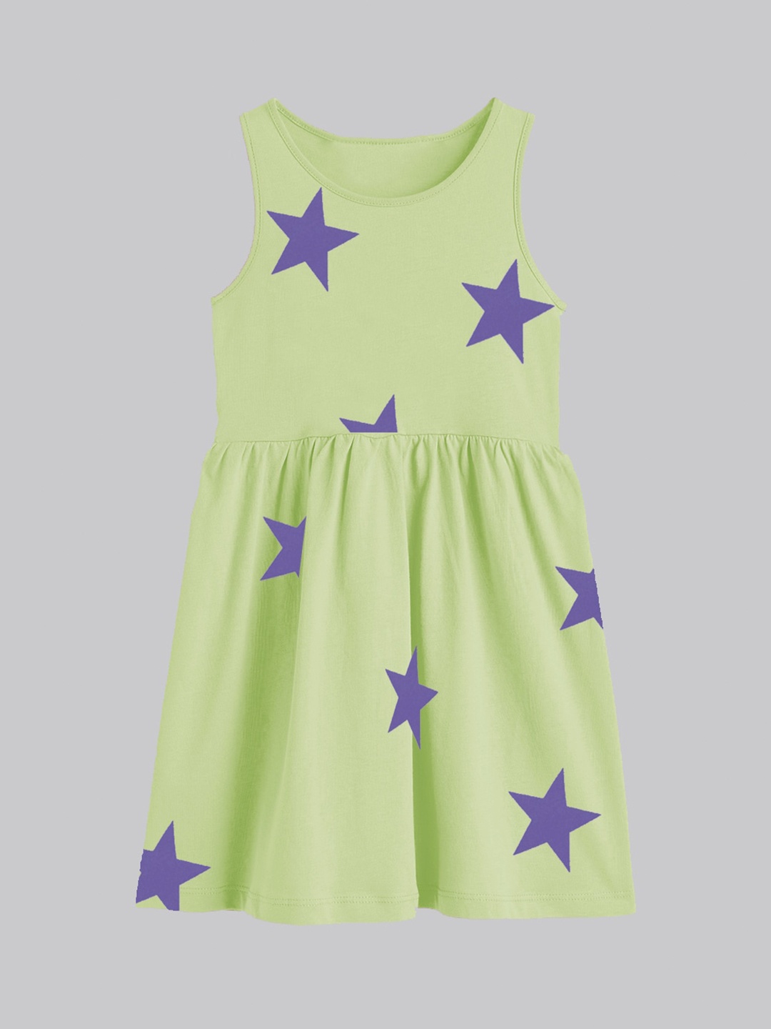 

A.T.U.N. Girls Print Fit & Flare Dress, Sea green