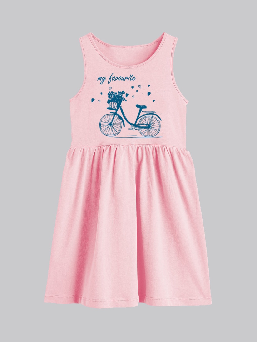 

A.T.U.N. Girls Graphic Print Fit & Flare Dress, Pink