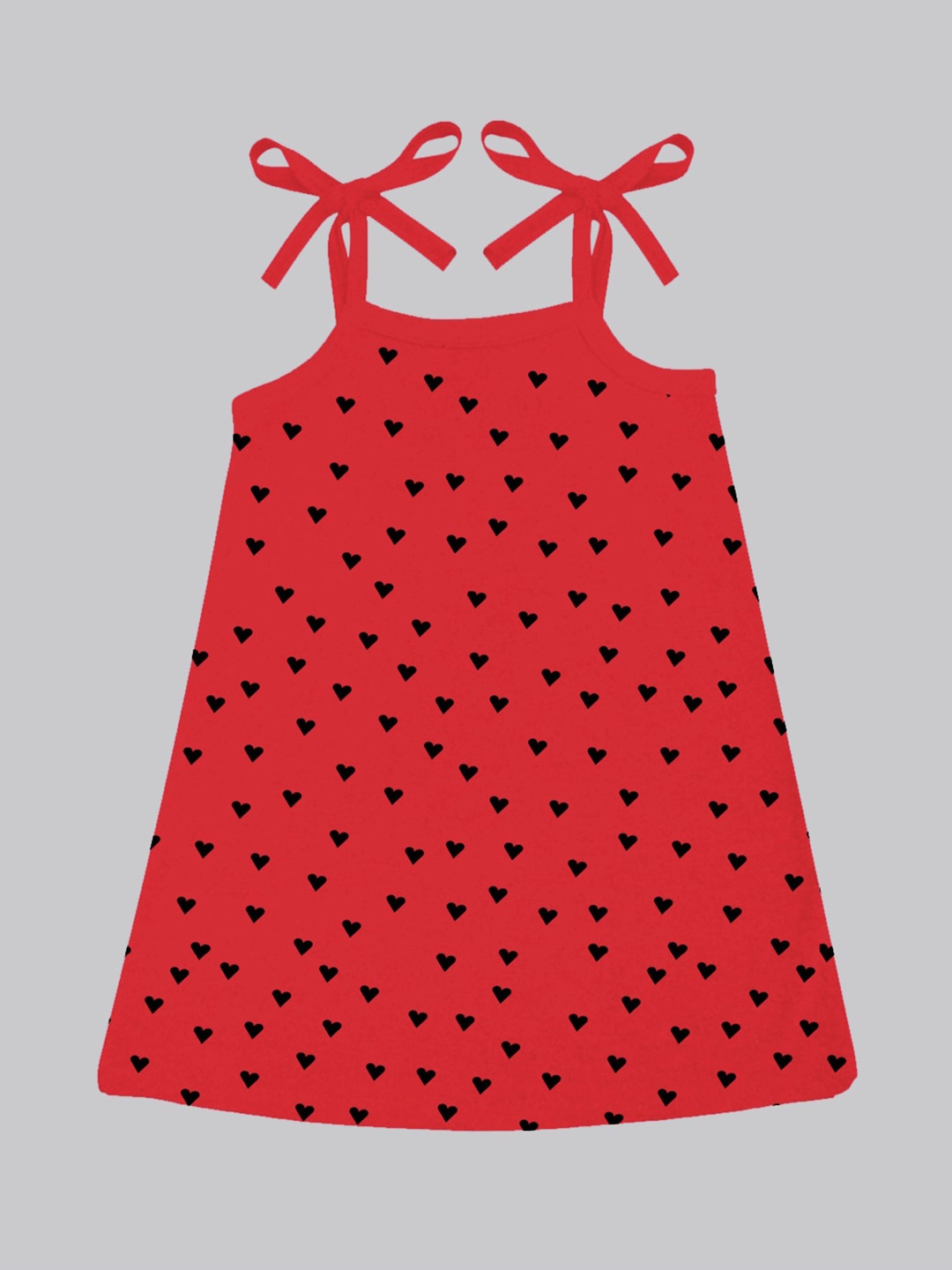 

A.T.U.N. Girls Polka Dot Print A-Line Dress, Red