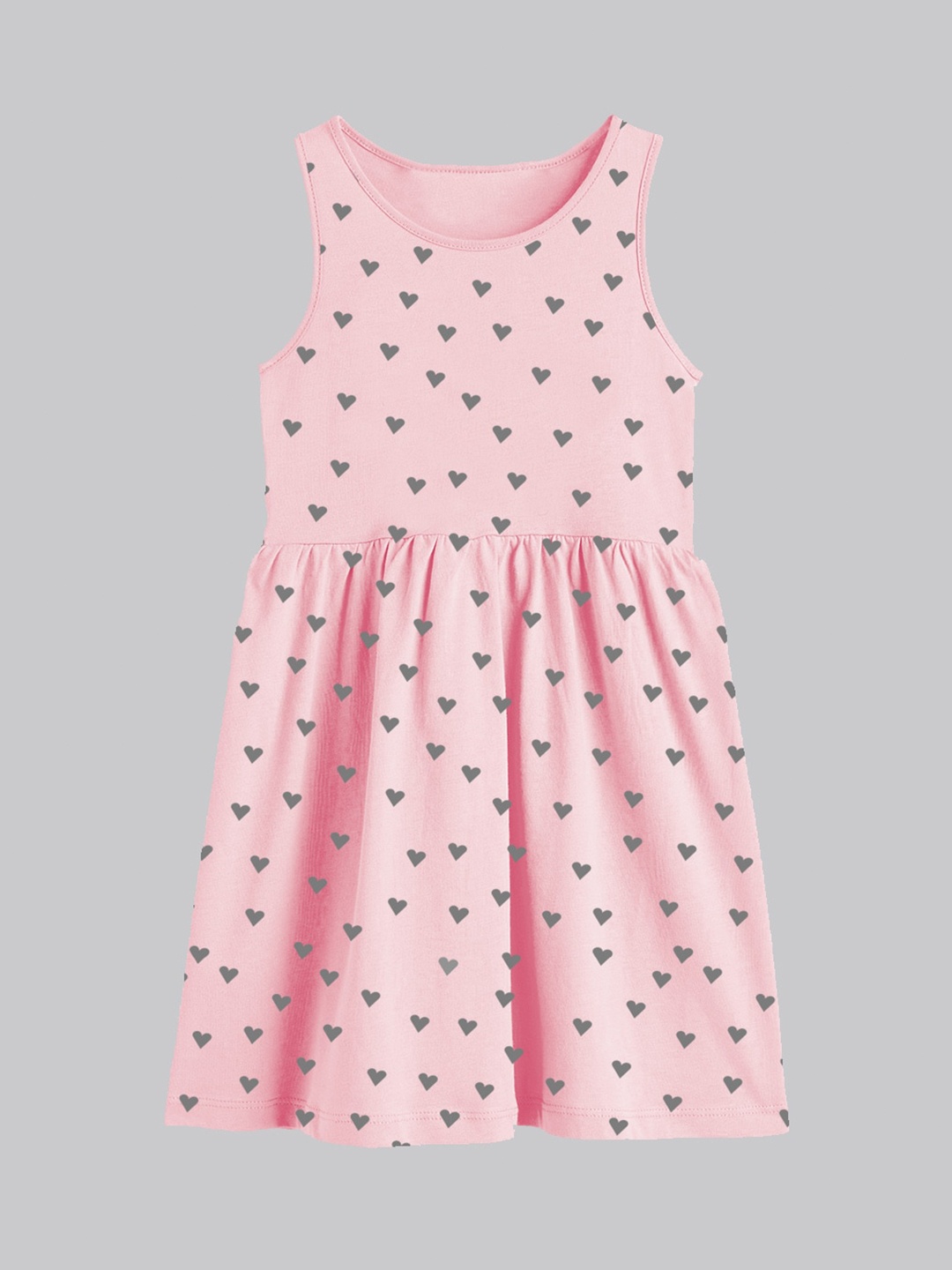 

A.T.U.N. Girls Conversational Print Fit & Flare Dress, Pink