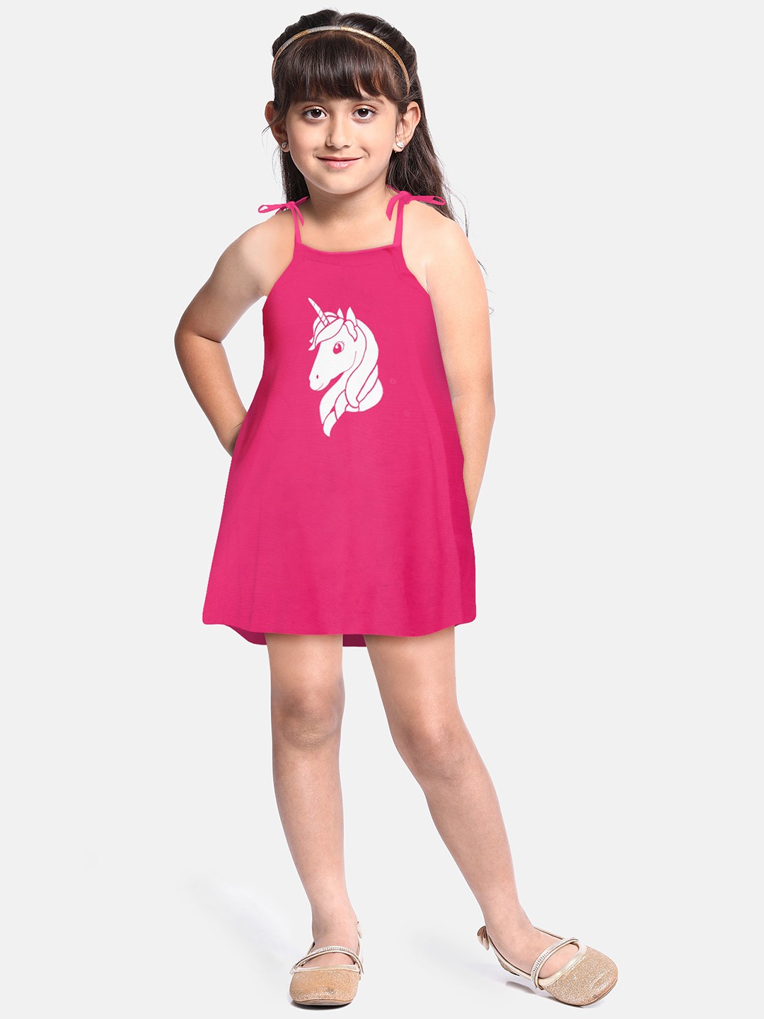 

A.T.U.N. Girls A-Line Mini Dress, Fuchsia