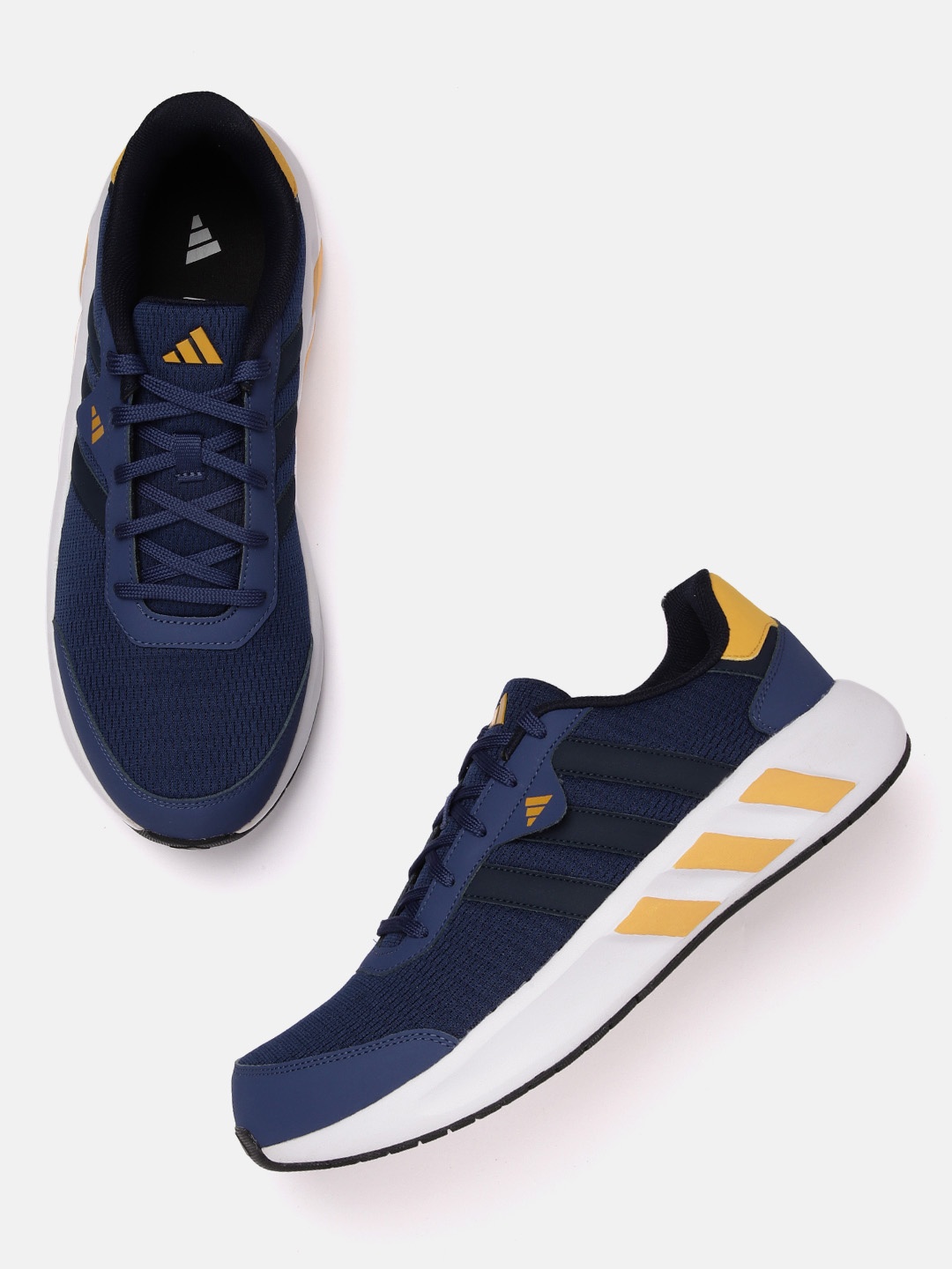 

ADIDAS Men Woven Design Aerobolt Running Shoes, Navy blue