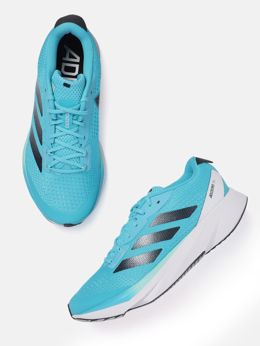 

ADIDAS Men Woven Design Adizero SL Running Shoes, Blue