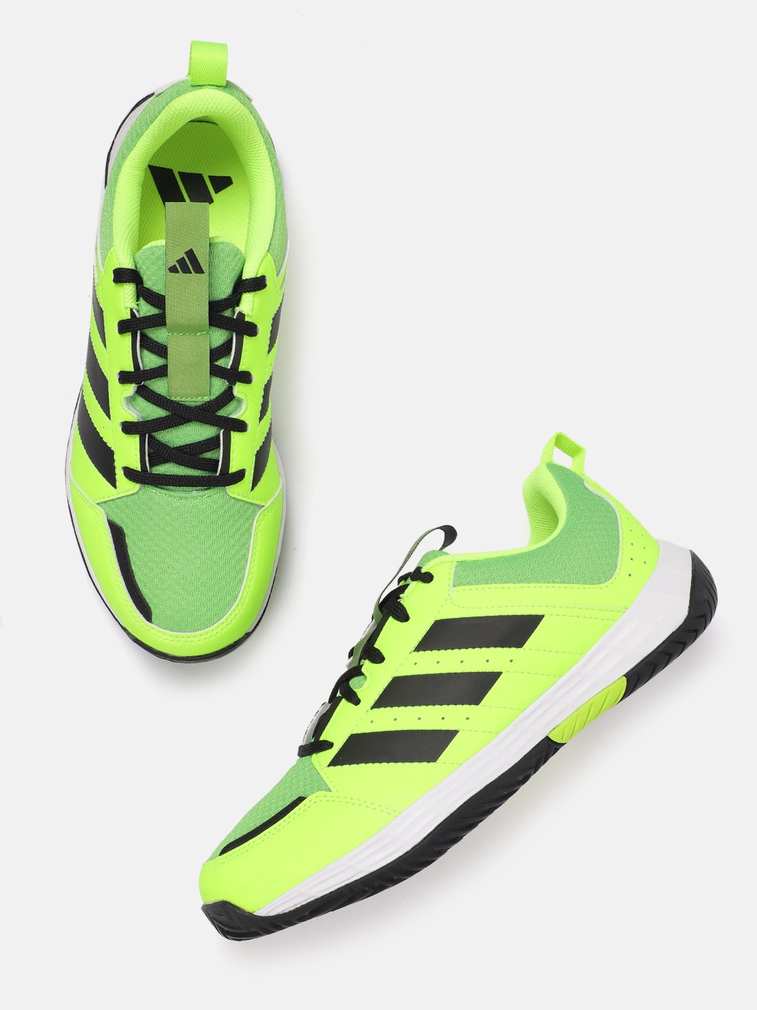 

ADIDAS Men Woven Design OGIN Tennis Shoes, Fluorescent green
