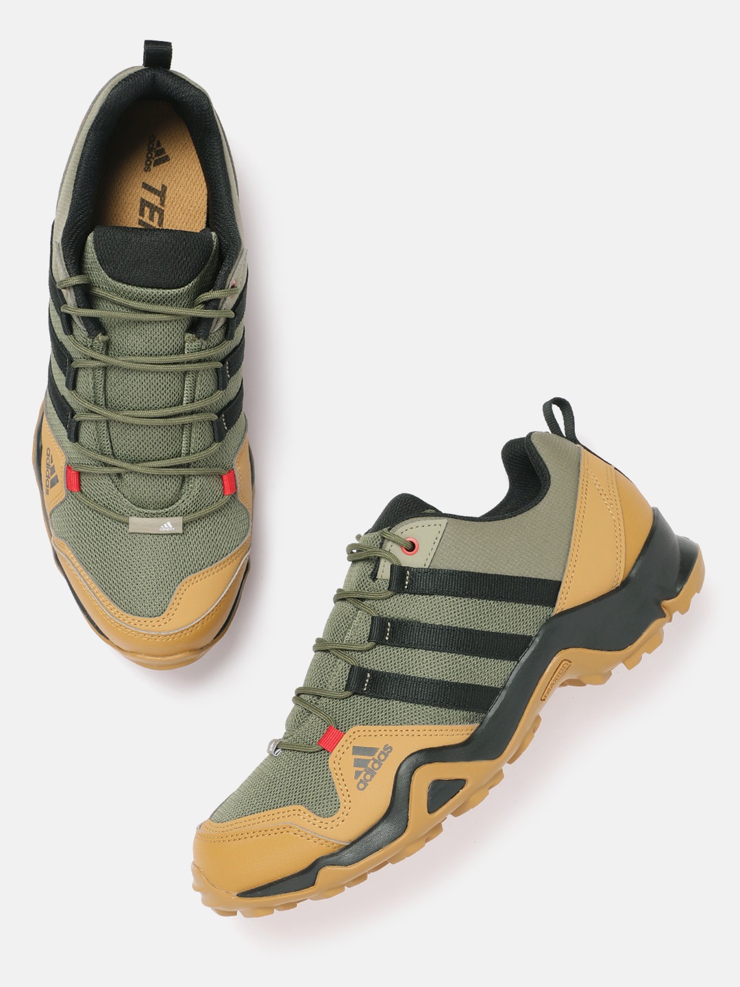

ADIDAS Men Woven Design AX2S Trekking Shoes, Brown