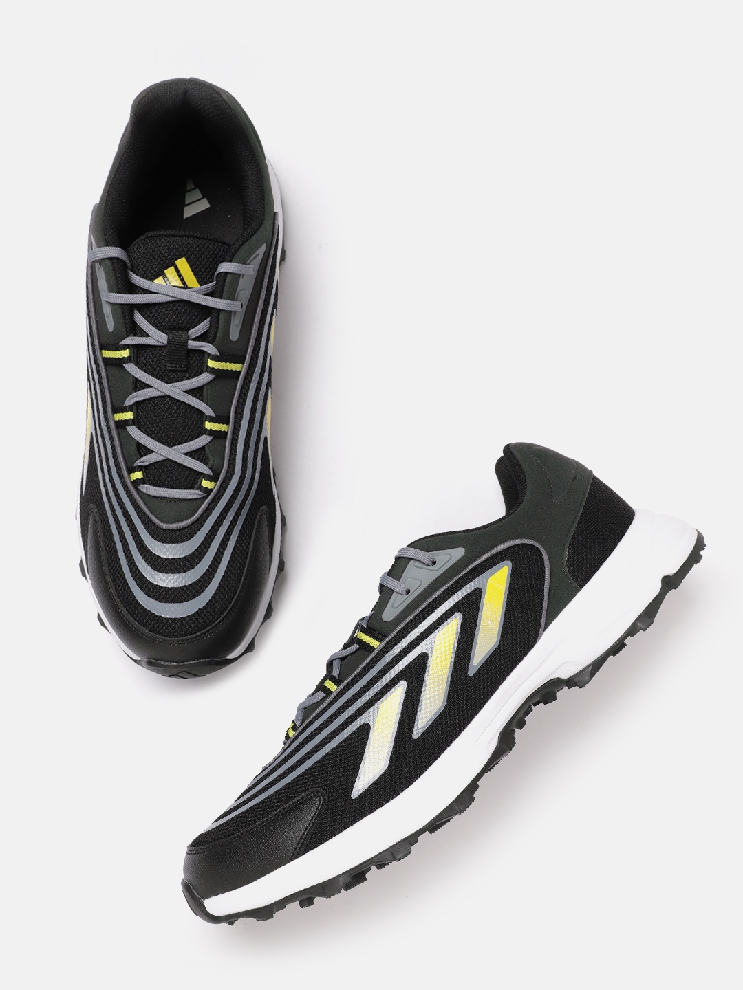 

ADIDAS Men Woven Design Aztor Trailex Trekking Shoes, Black