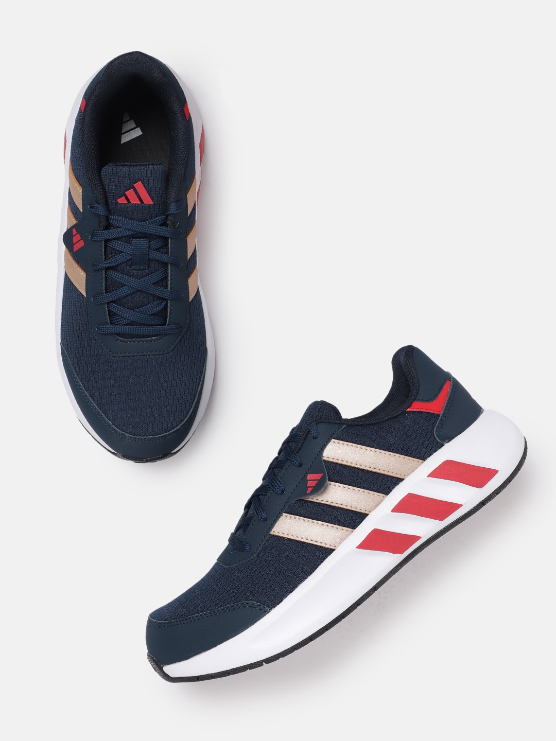 

ADIDAS Men Woven Design Aerobolt Running Shoes, Navy blue