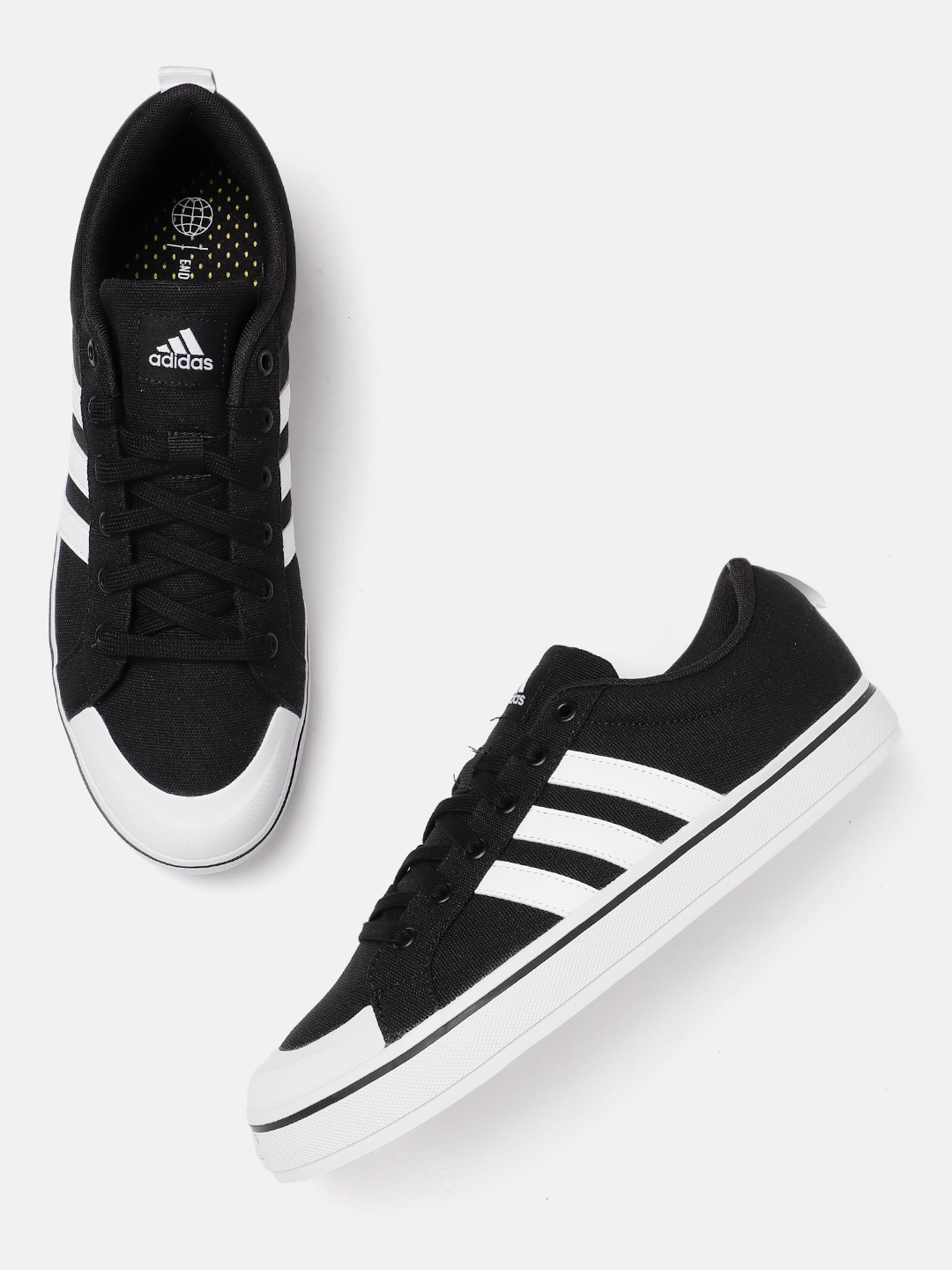 

ADIDAS Men Bravada 2.0 Cloudfoam Cushioned Skateboarding Sneakers, Black