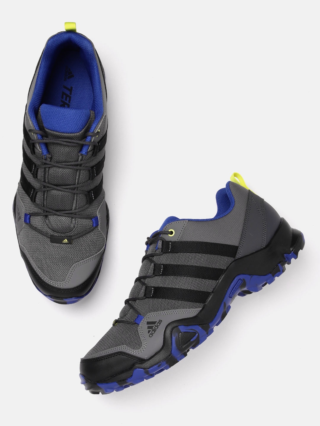 

ADIDAS Men Woven Design AX2S Trekking Shoes, Grey