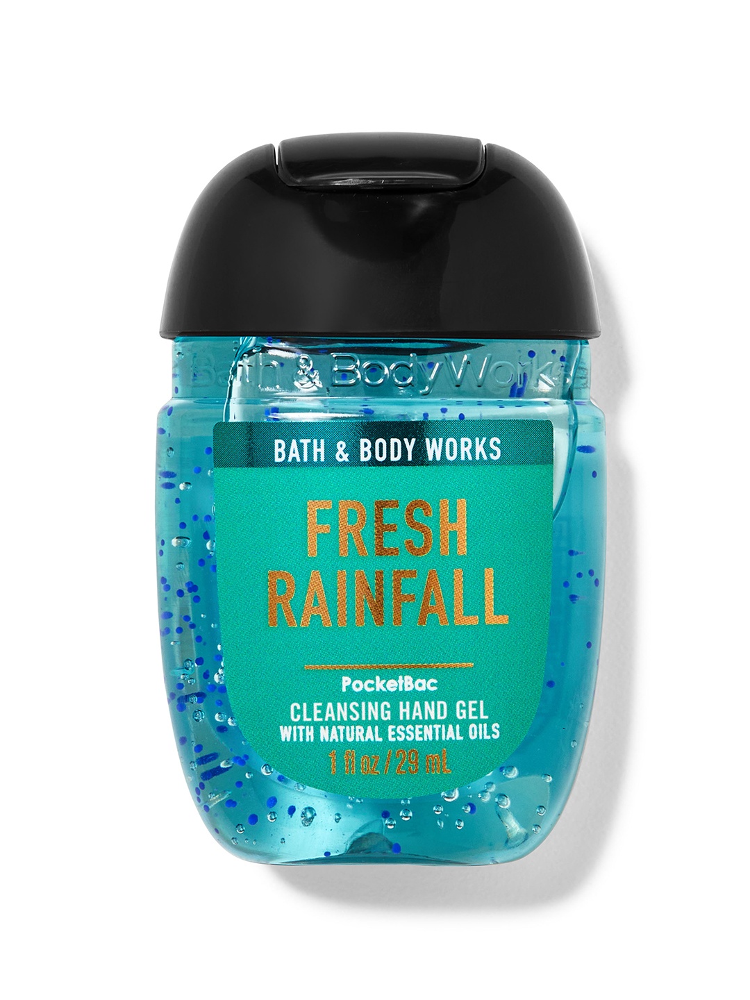 

Bath & Body Works Fresh Rainfall PocketBac Cleansing Hand Sanitizer Gel - 29ml, Blue