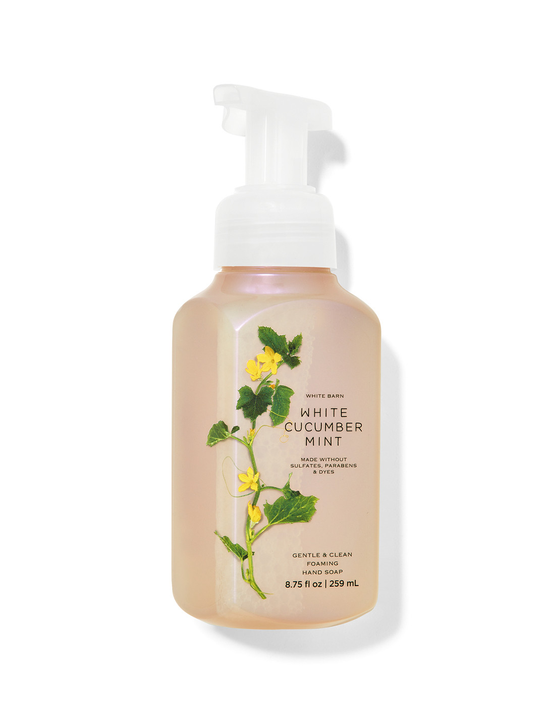 

Bath & Body Works White Cucumber Mint Gentle & Clean Foaming Hand Soap - 259 ml, Pink