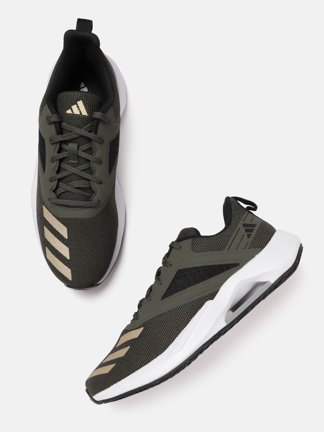 

ADIDAS Men Woven Design Expereo Running Shoes, Olive
