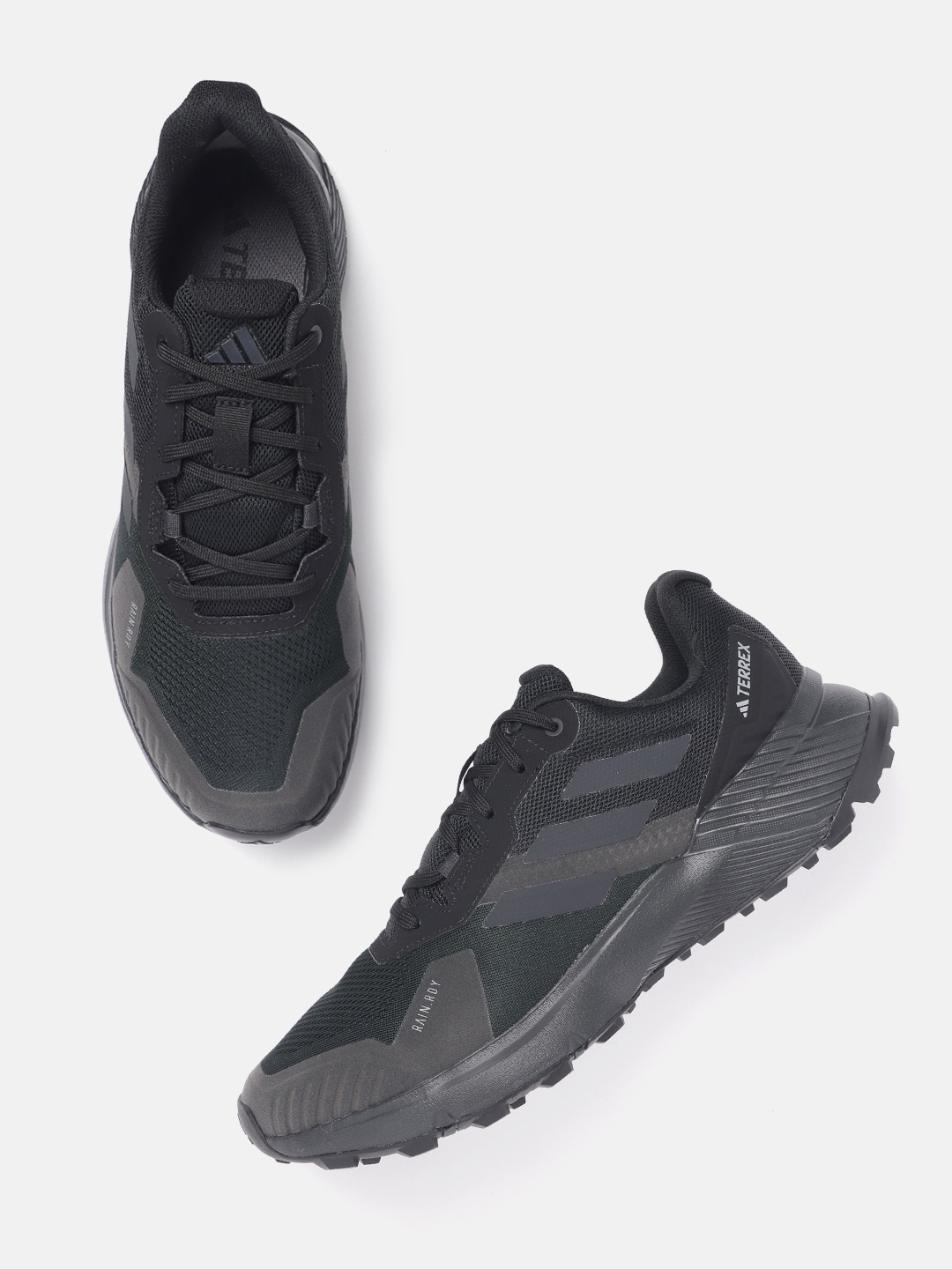 

ADIDAS Men Woven Design Terrex Soulstride R.RDY Running Shoes, Black