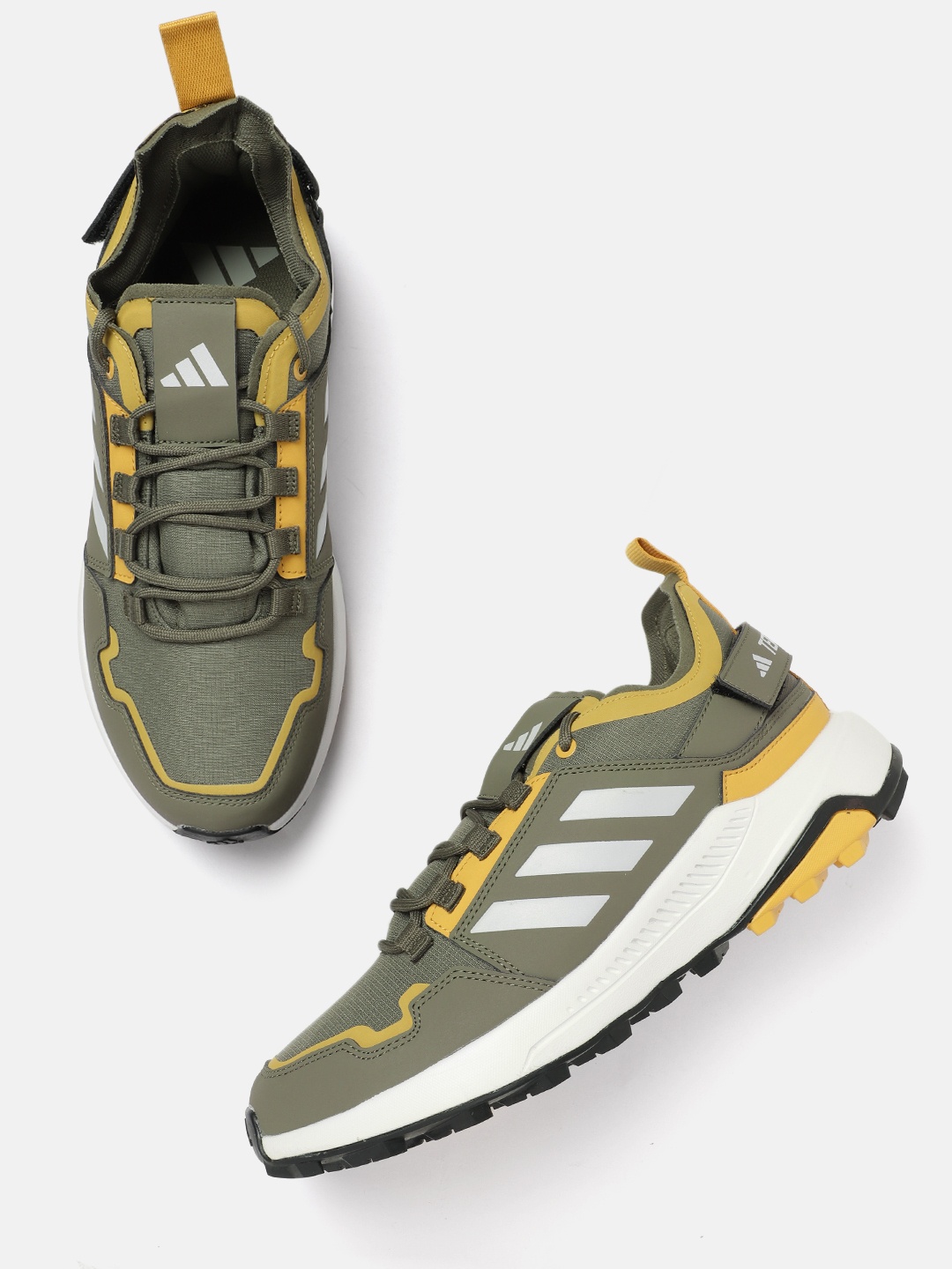 

ADIDAS Men Hitrail Mid WPN Trekking Shoes, Olive