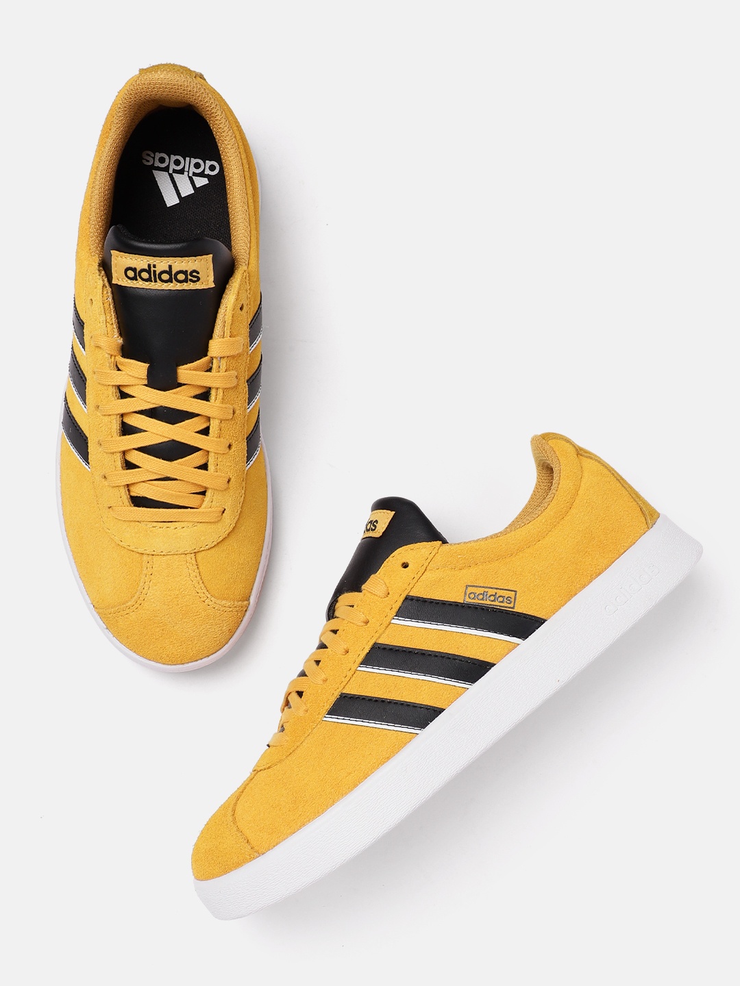

ADIDAS Men VL Court 2.0 Skateboarding Shoes, Yellow