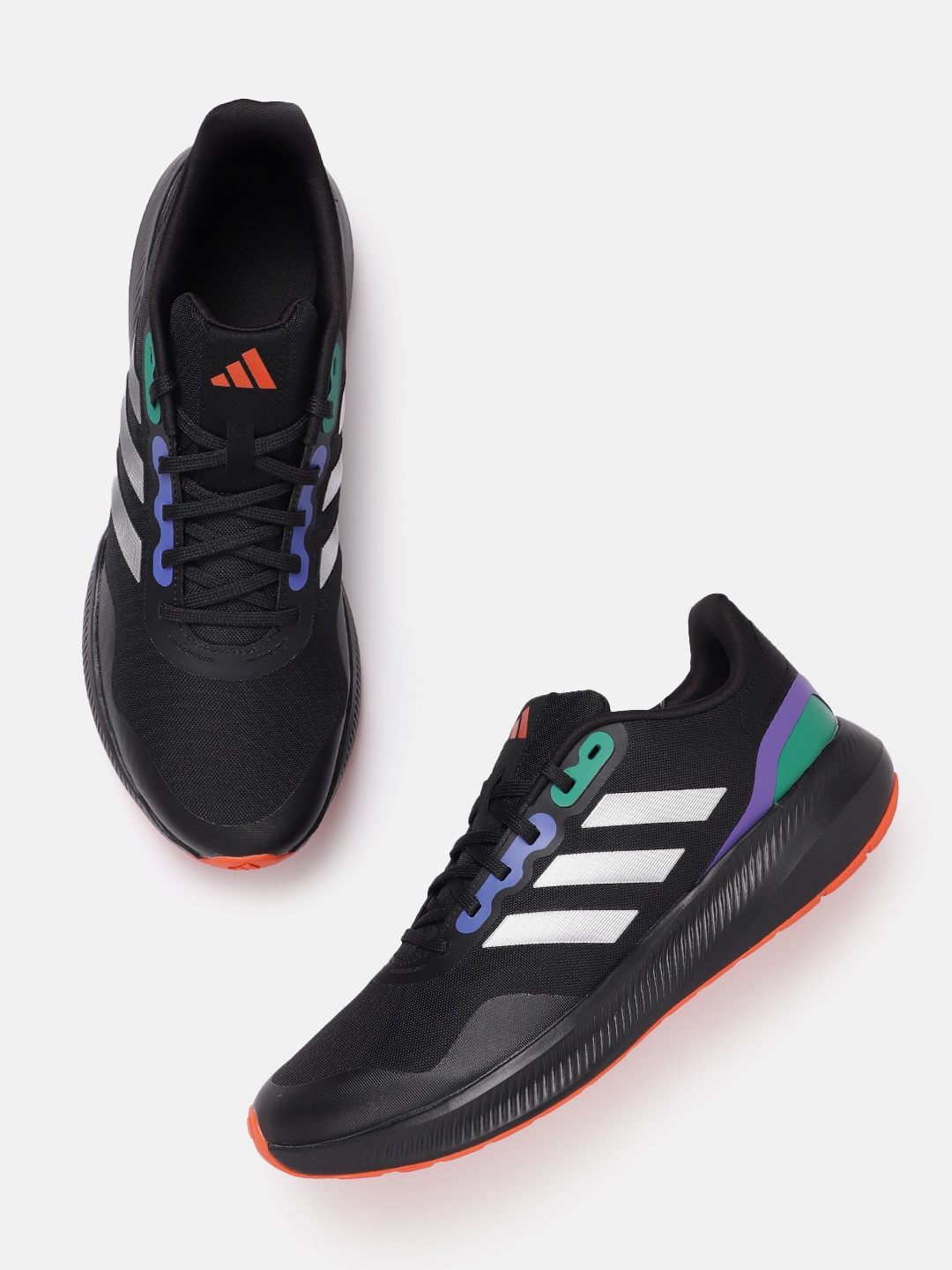 

ADIDAS Men RUNFALCON 3.0 TR Running Shoes, Black