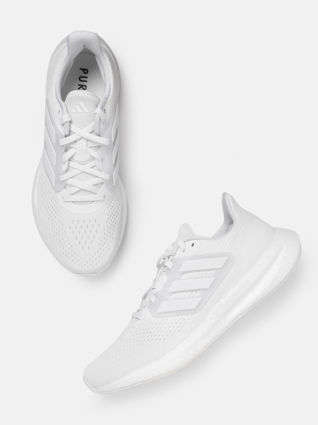 

ADIDAS Men Woven Design Pureboost 23 Running Shoes, White