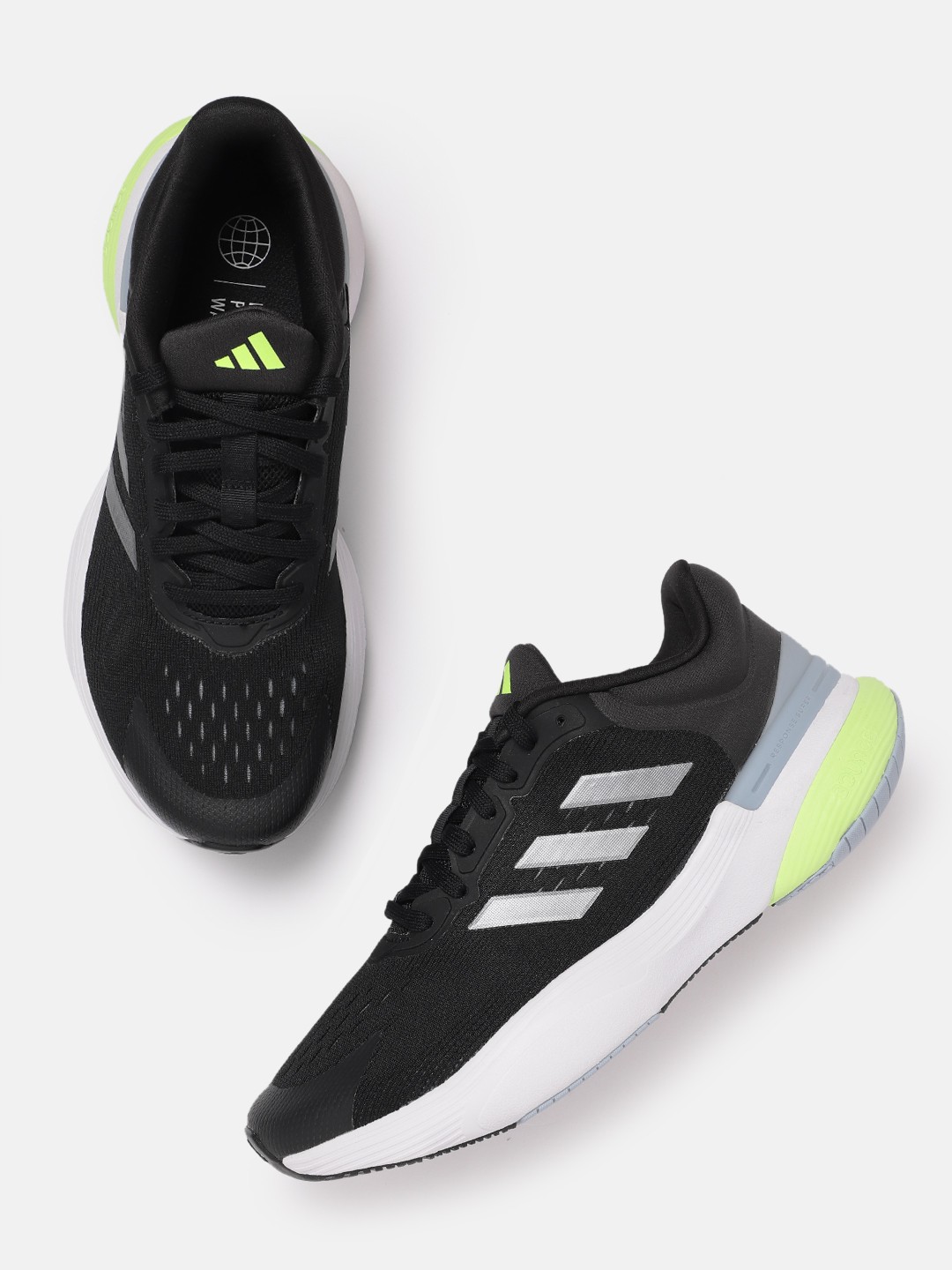 

ADIDAS Men Woven Design RESPONSE SUPER 3.0 Running Shoes, Black