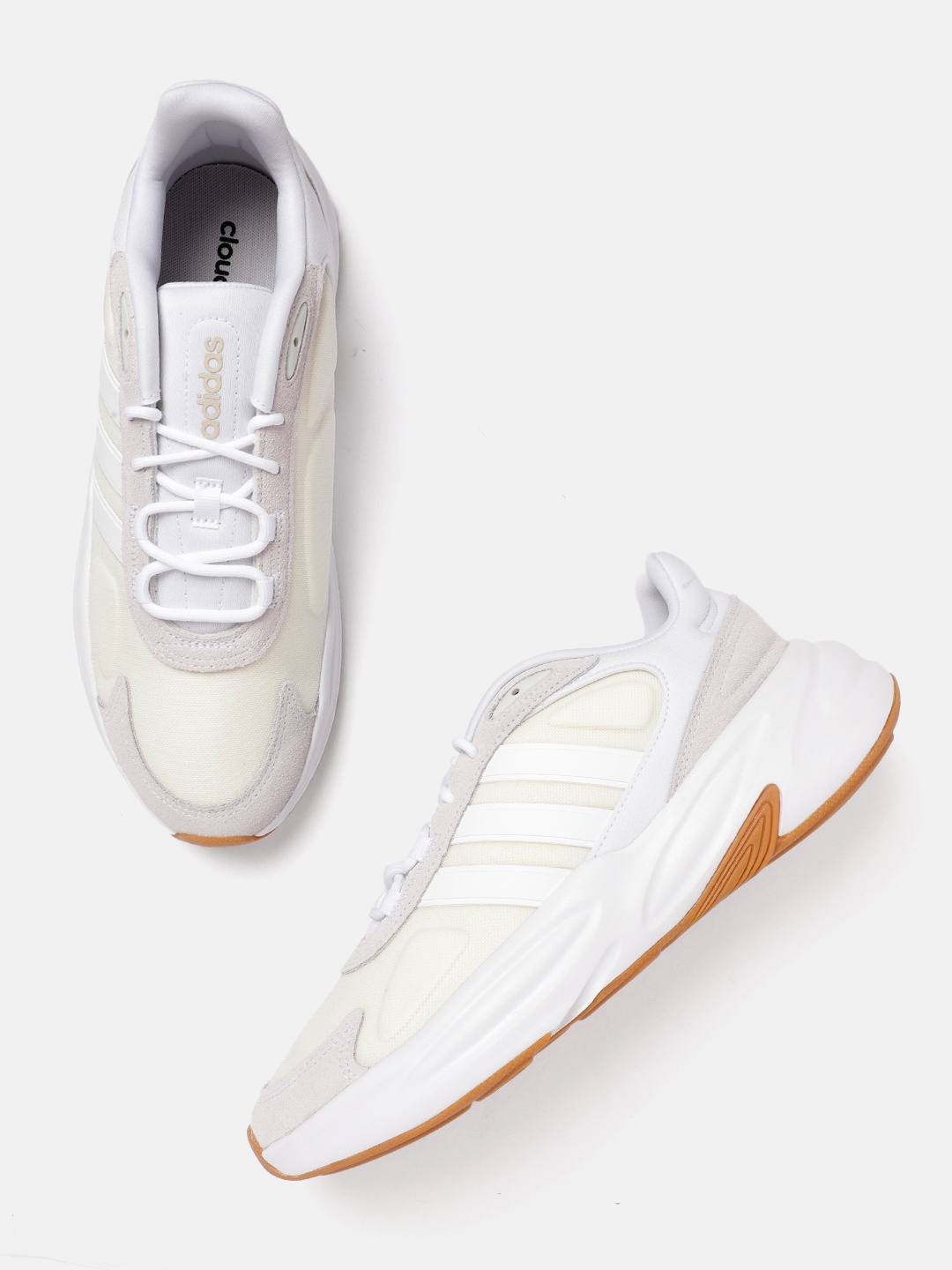 

ADIDAS Men Woven Design Ozelle Running Shoes, White