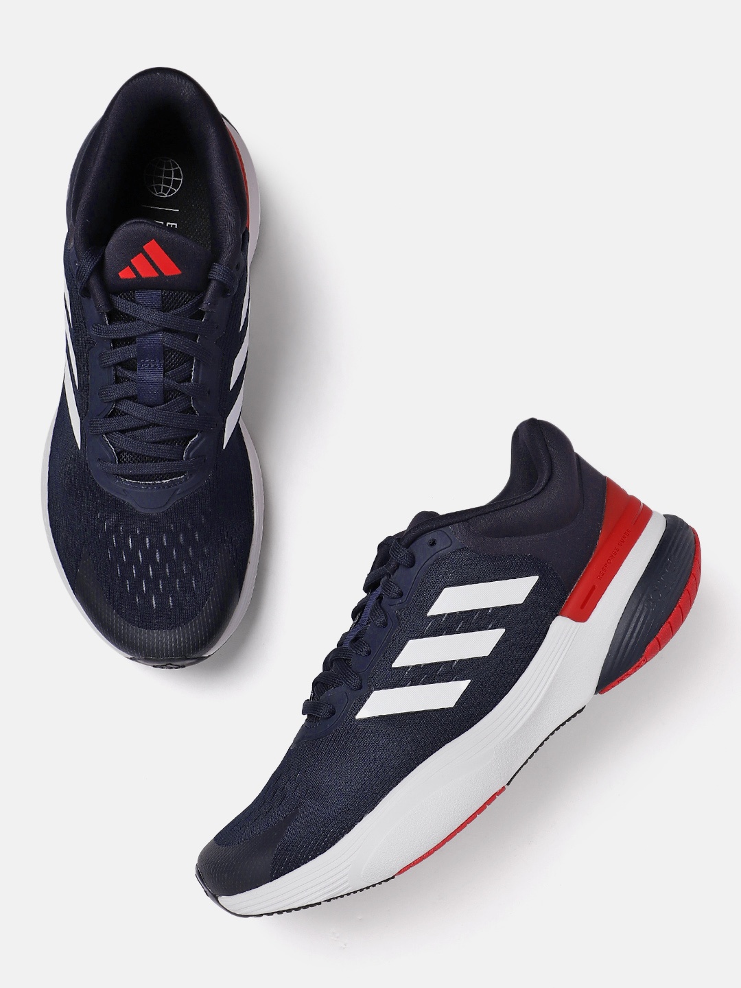 

ADIDAS Men Woven Design Response Super 3.0 Running Shoes, Navy blue