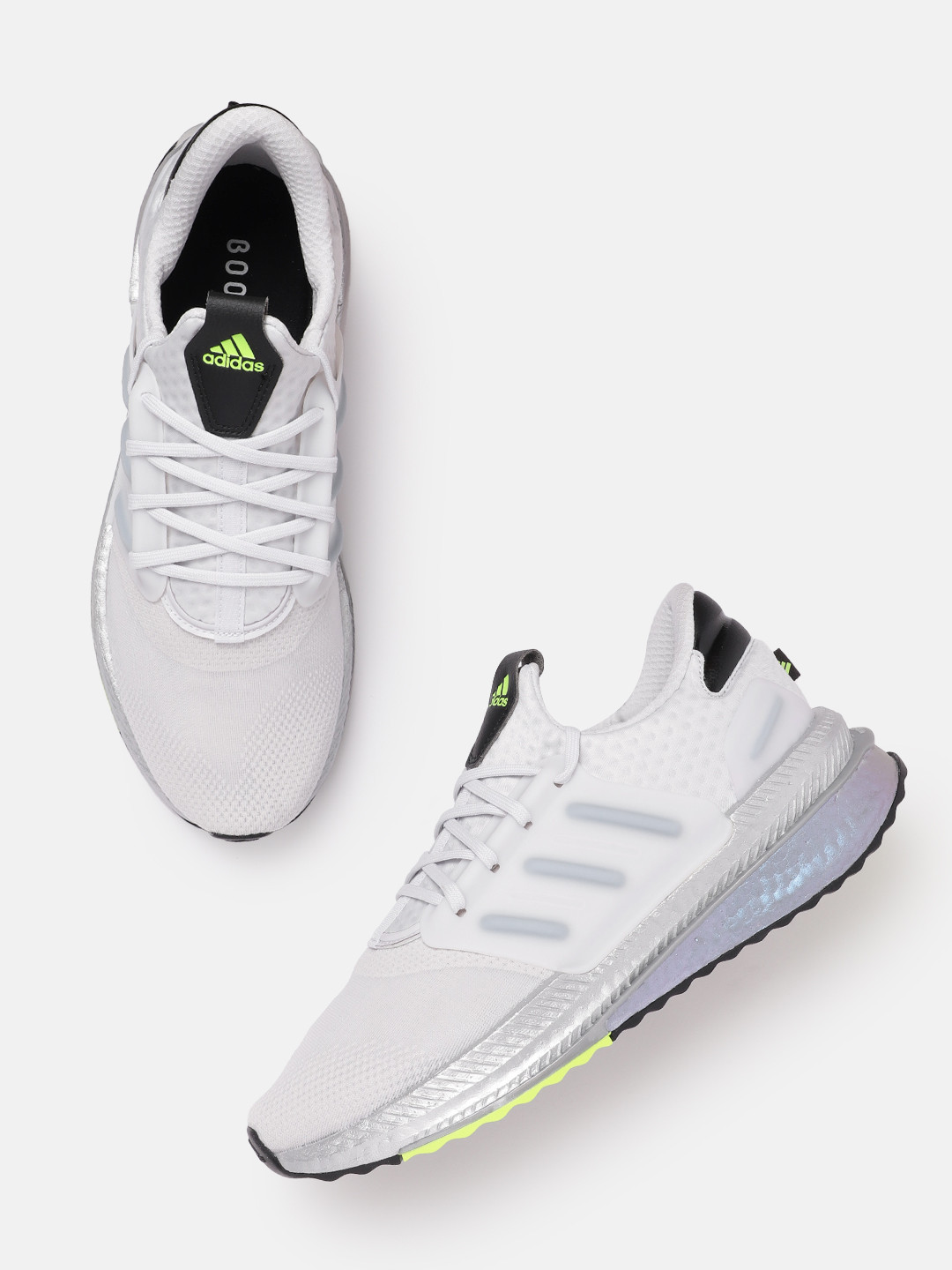 

ADIDAS Men Woven Design X_PLRBOOST Running Shoes, Grey