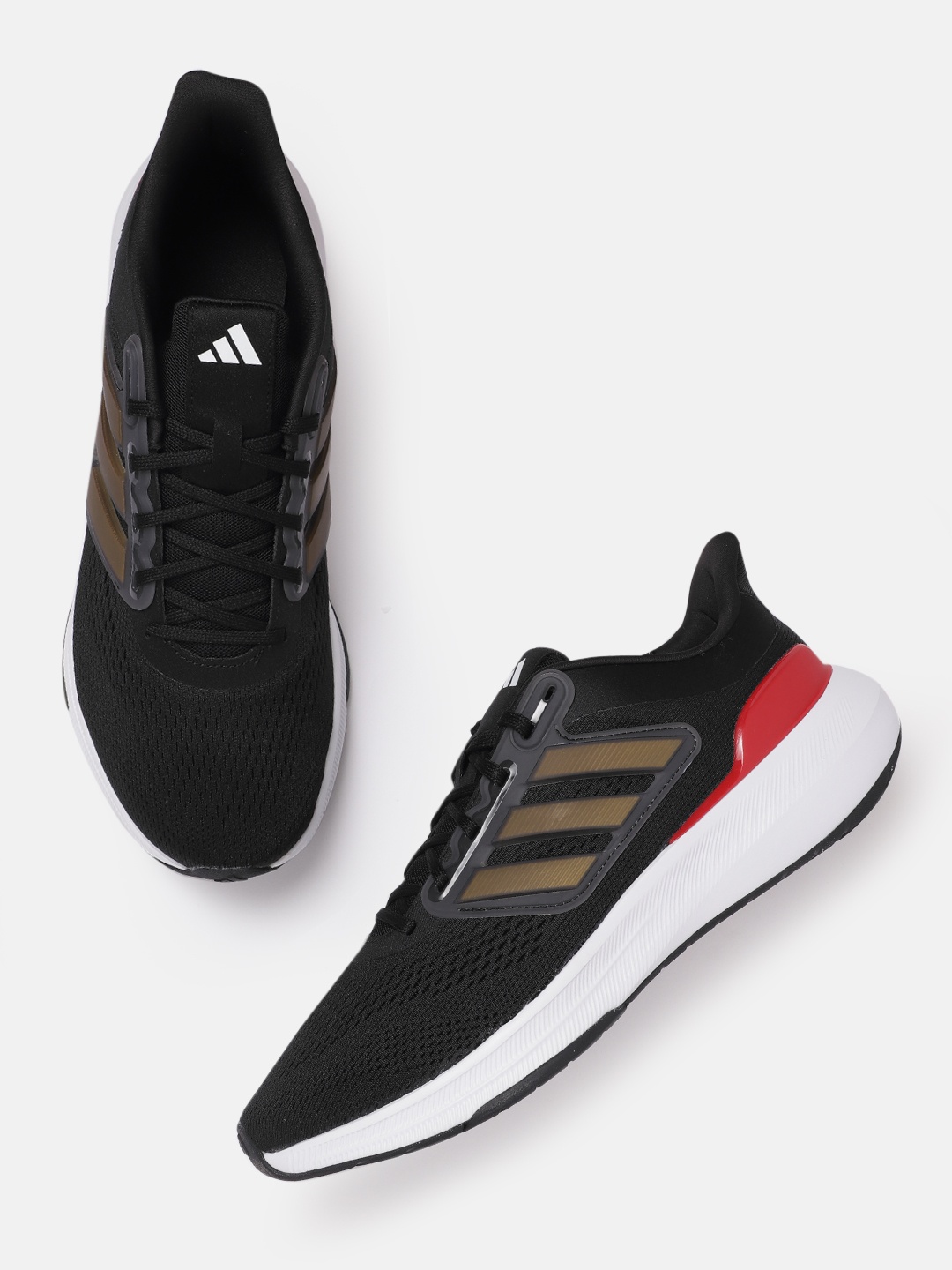

ADIDAS Men Woven Design Ultrabounce Running Shoes, Black