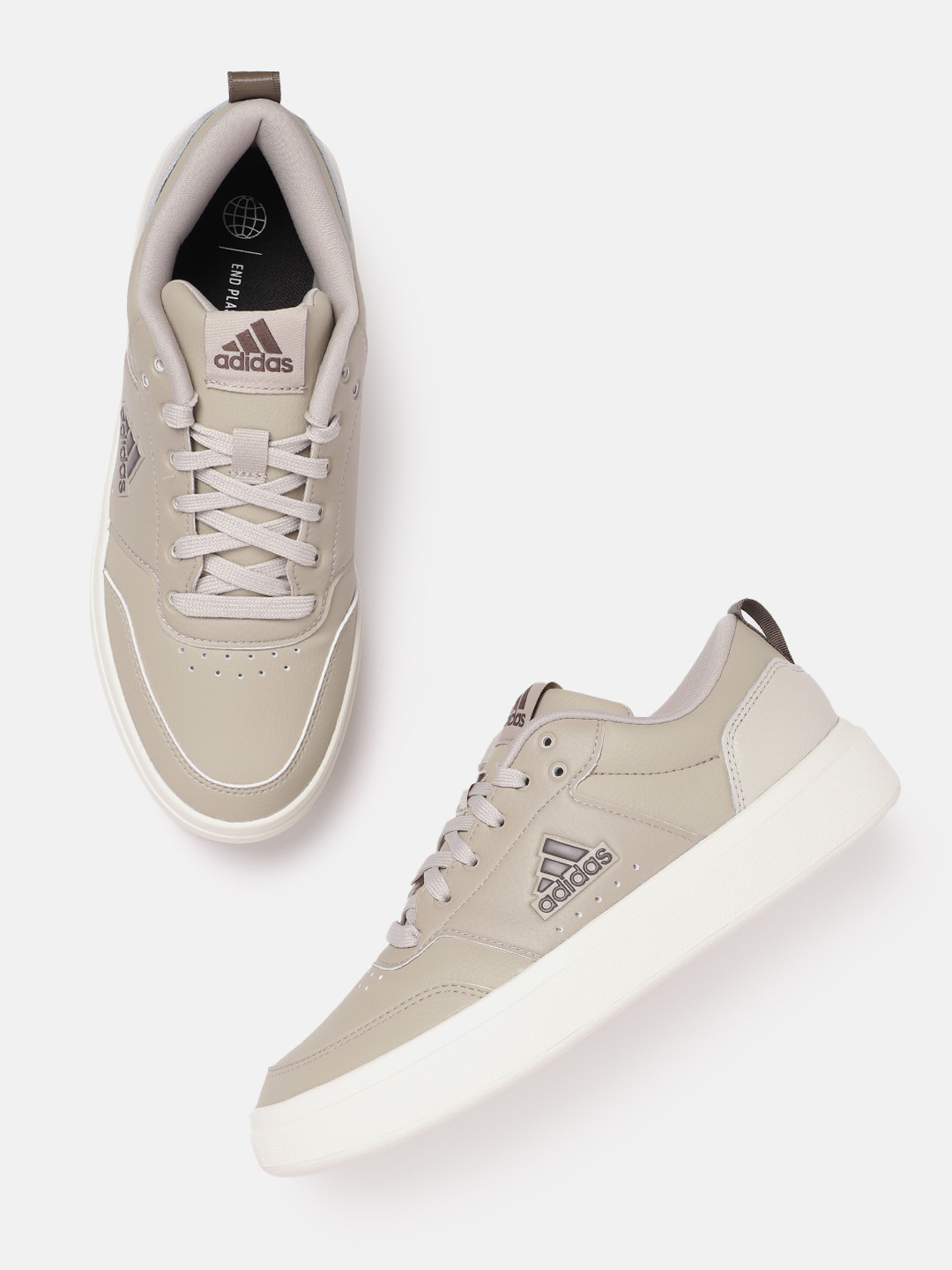 

ADIDAS Men Perforated PARK ST Tennis Shoes, Beige