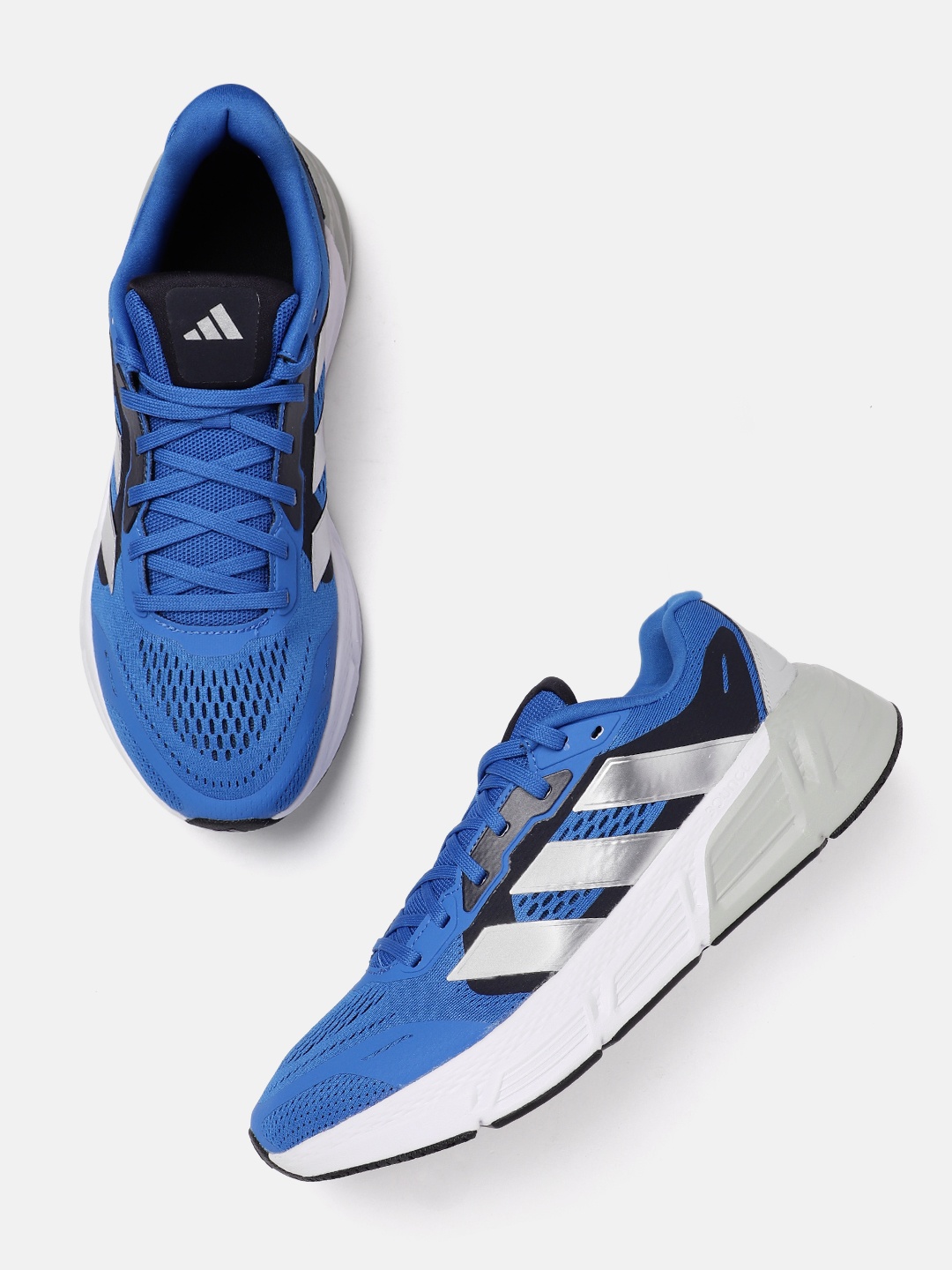 

ADIDAS Men Questar Bounce Cushioned Running Shoes, Blue