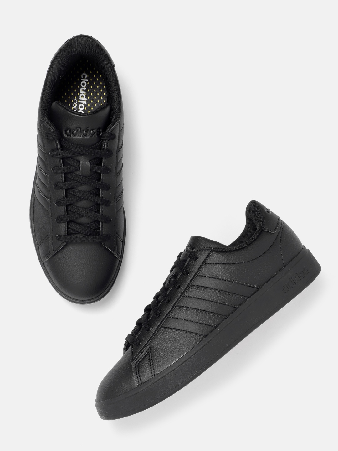 

ADIDAS Men Grand Court 2.0 Tennis Shoes, Black
