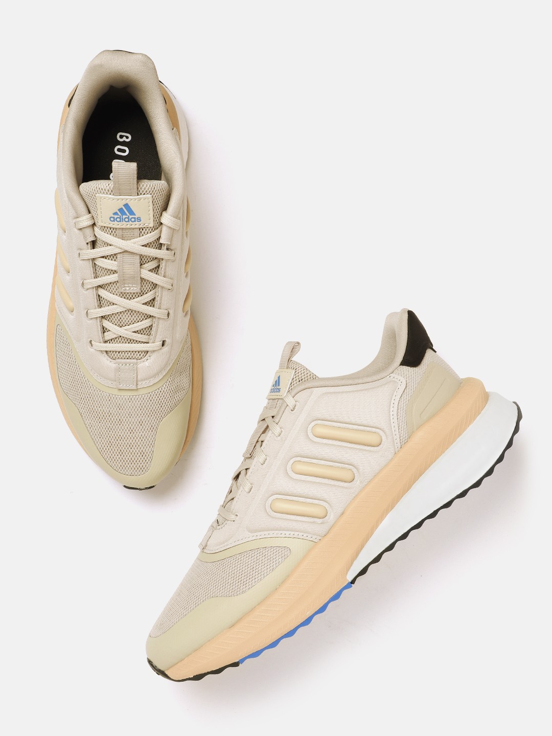 

ADIDAS Men Woven Design X_PLRPHASE Running Shoes, Beige
